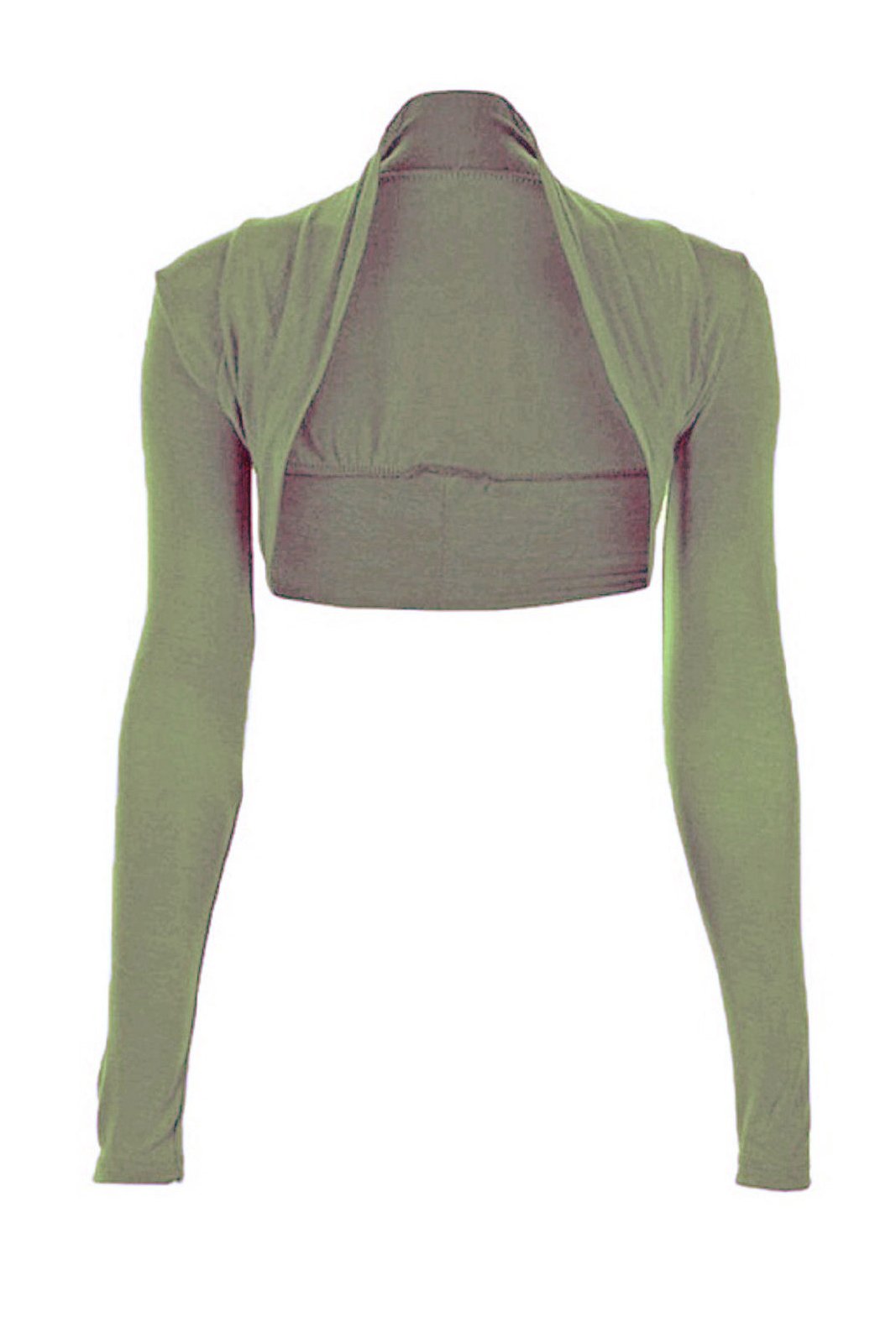 Bolero Cexi Couture manga larga caqui talla M torera de mujer 2