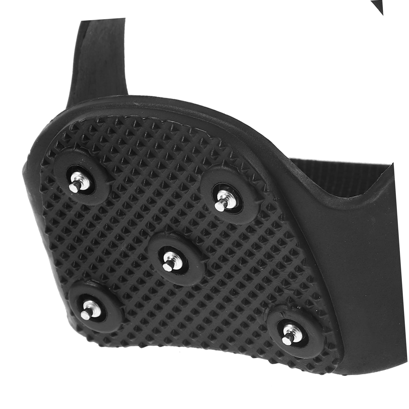Holibanna Copriscarpe Per Ramponi Puntali Per Scarpe Da Arrampicata Sulla Neve Tacchette Impugnature A Spillo Correre Dente Escursione Pinze Per Scarpe Da Ghiaccio Protettore Black