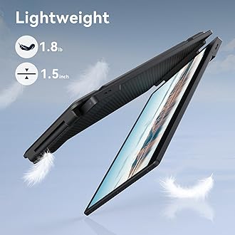 APILDELLA 14'' 1080P Portable Dual Monitor Extender for Laptops - USB C and HDMI, Plug-Play for Dual Display on Mac and Windows, Fits 13''-17.3'' Laptops