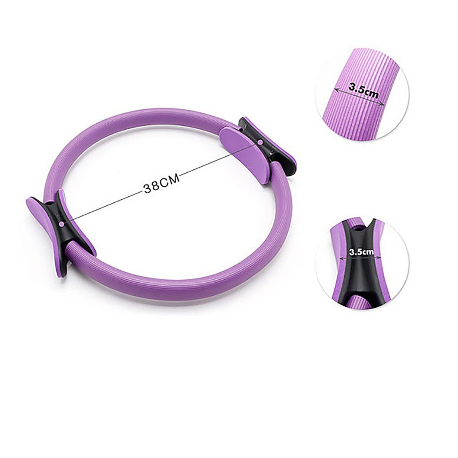 JINGYAN Pilates Fitness Circles Yoga Ring Kit Professional Pilates Muscle Exercise Magic Circle Wrap Slimming Body Building Fitness Accessories