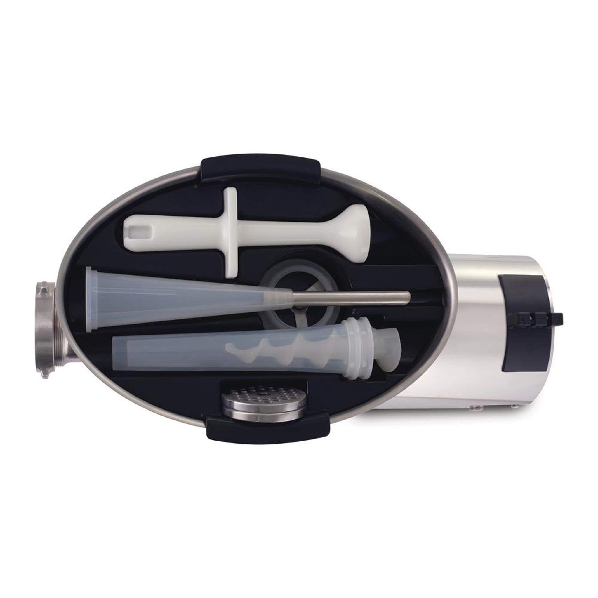 Weston 10-1201-W Pro Series #12 - Picadora de carne - 1 HP, color plateado