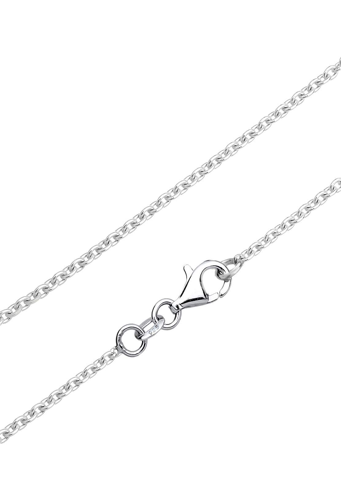 Elli Collana da Donna, Ciondolo a Forma di Ancora, con Cristalli, in Argento Sterling 925