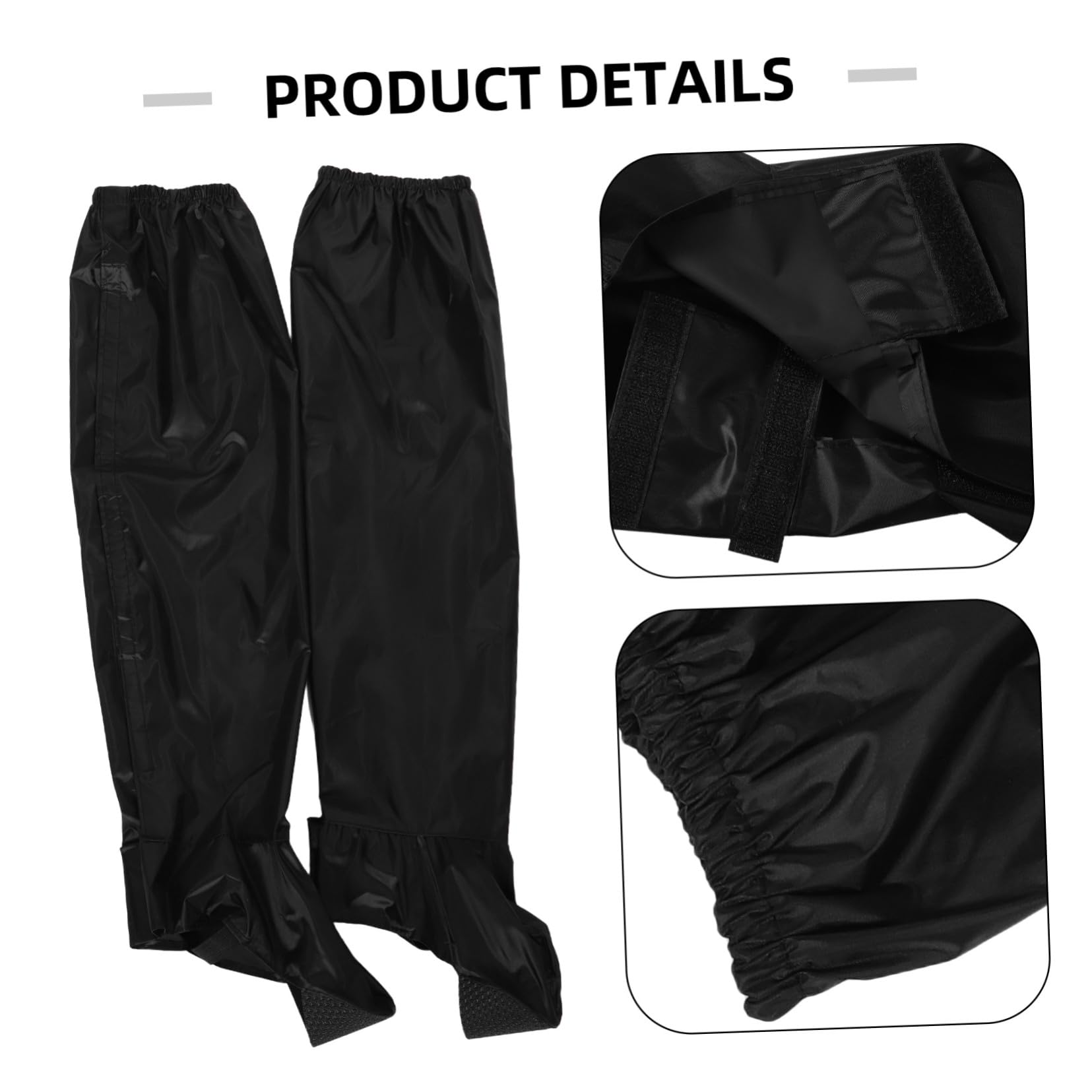 Pantaloni Antipioggia Moto Impermeabili Unisex Con Copristivali Sovrapantaloni Antivento Facili Da Indossare Per Escursionismo E Attività Outdoor Protezione Completa Contro Pioggia E Umidità
