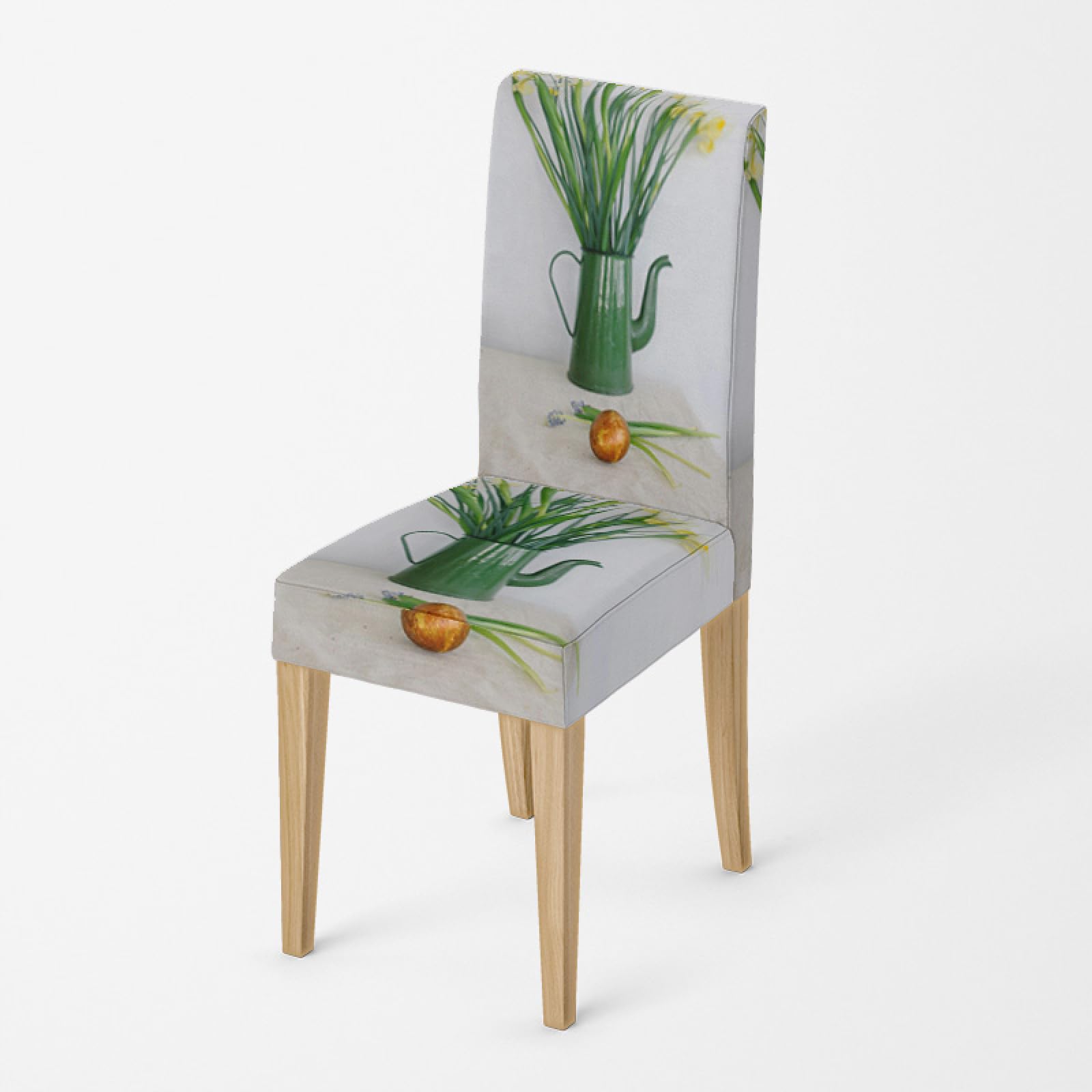 Coprisedie con Schienale 6 Pezzi ElasticizzatoVerde Arancione Estraibile Lavabile Elastica Coprisedie con Schienale, Resistente e Facile da Pulire, per Sala da Pranzo, Hotel, Ristorante, Banchetti