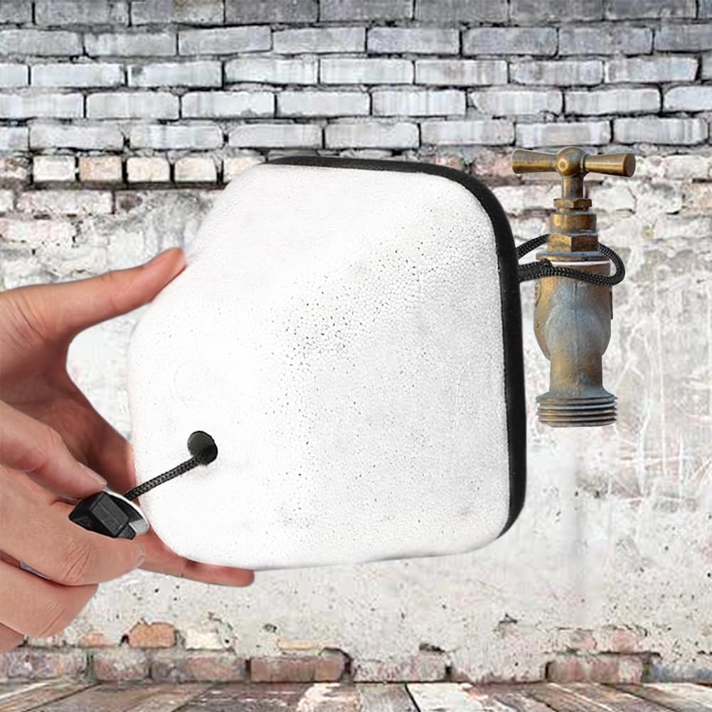 ACUYE 2/4Pcs Outside Tap Covers for Winter, Foam Outdoor Faucet Covers, Outside Tap Cover Frost Protector, Tap Cosy Cover Protects Your Tap from Freezing Bursting