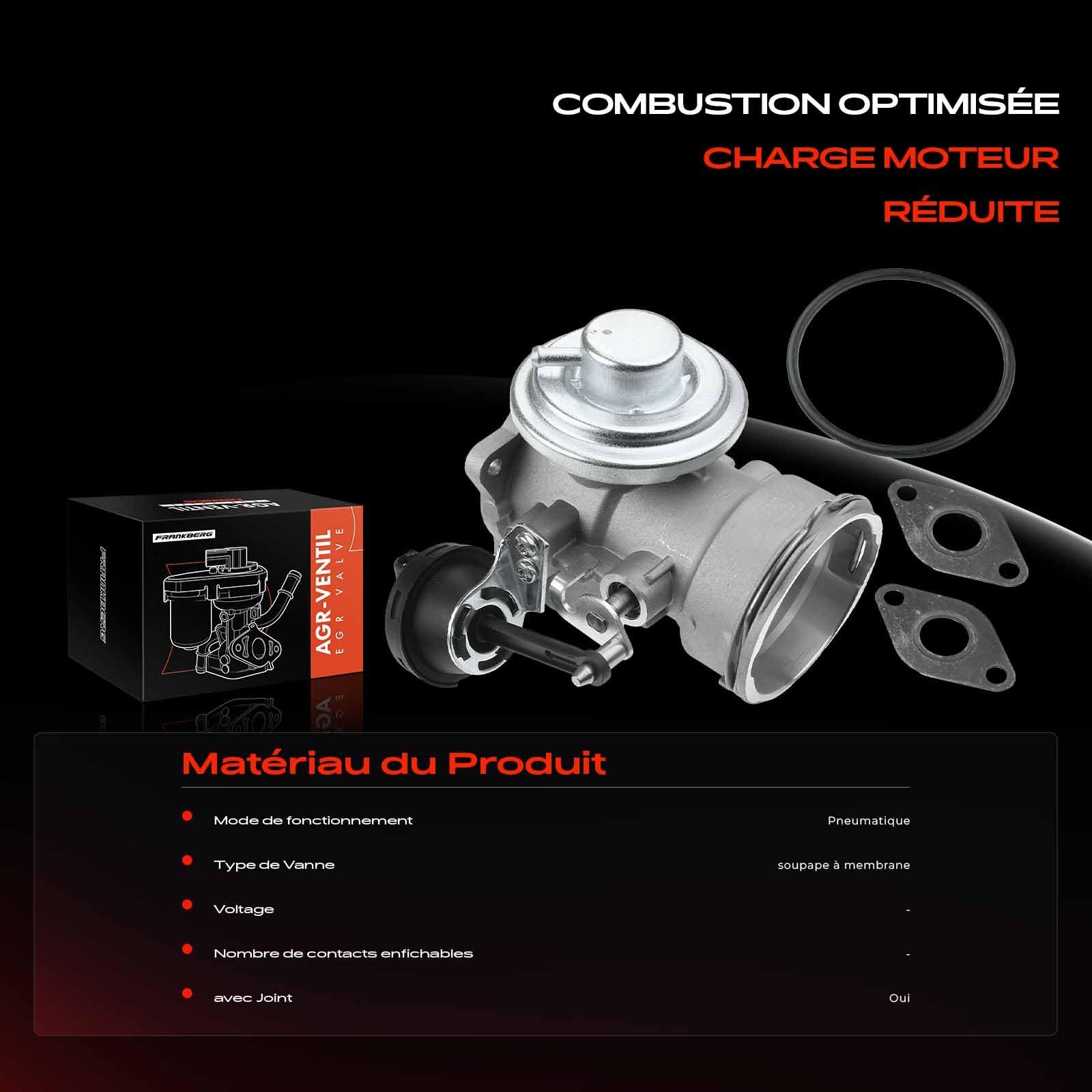 Frankberg Vanne EGR de recirculation des gaz d'échappement 555086