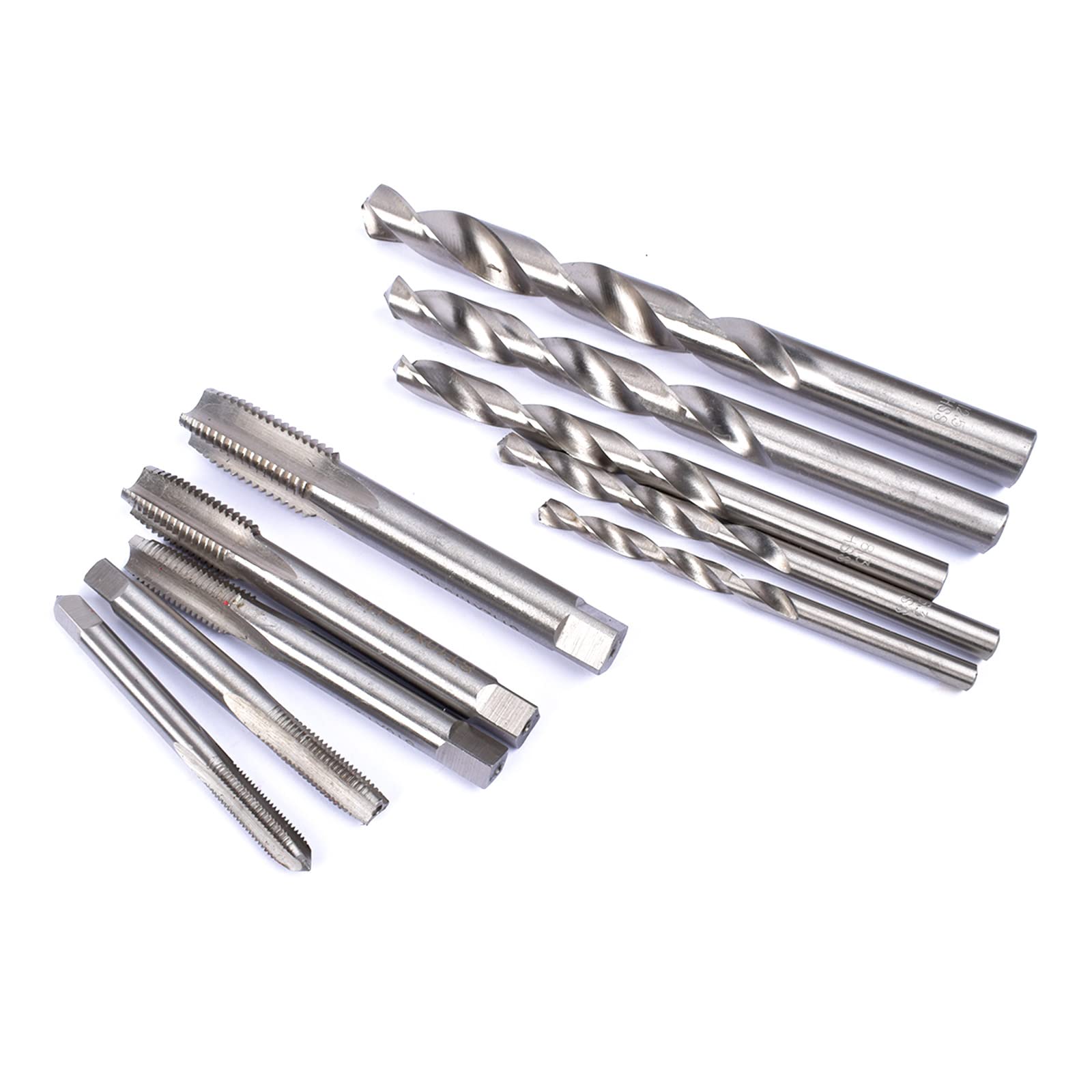 Bisenya Juego de reparación de roscas, 131 piezas, herramientas de reparación de roscas, M5, M6, M8, M10, M12, rosca roja