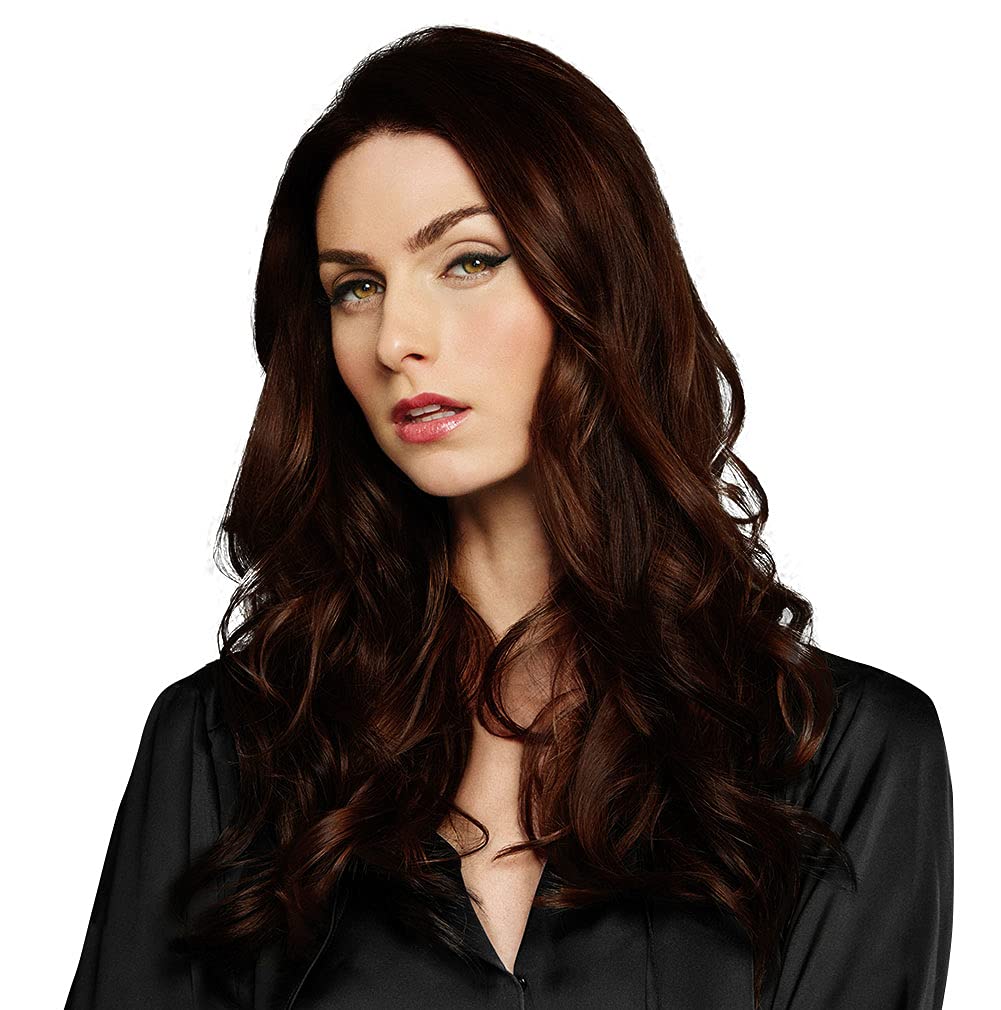 18" Wavy 3 piece Clip In Extension Kit Color R6/30H CHOCOLATE COPPER - Hairdo Hairpieces Tru2Life Heat Friendly Synthetic Wavy Flat Iron Blow Dry Beach Waves