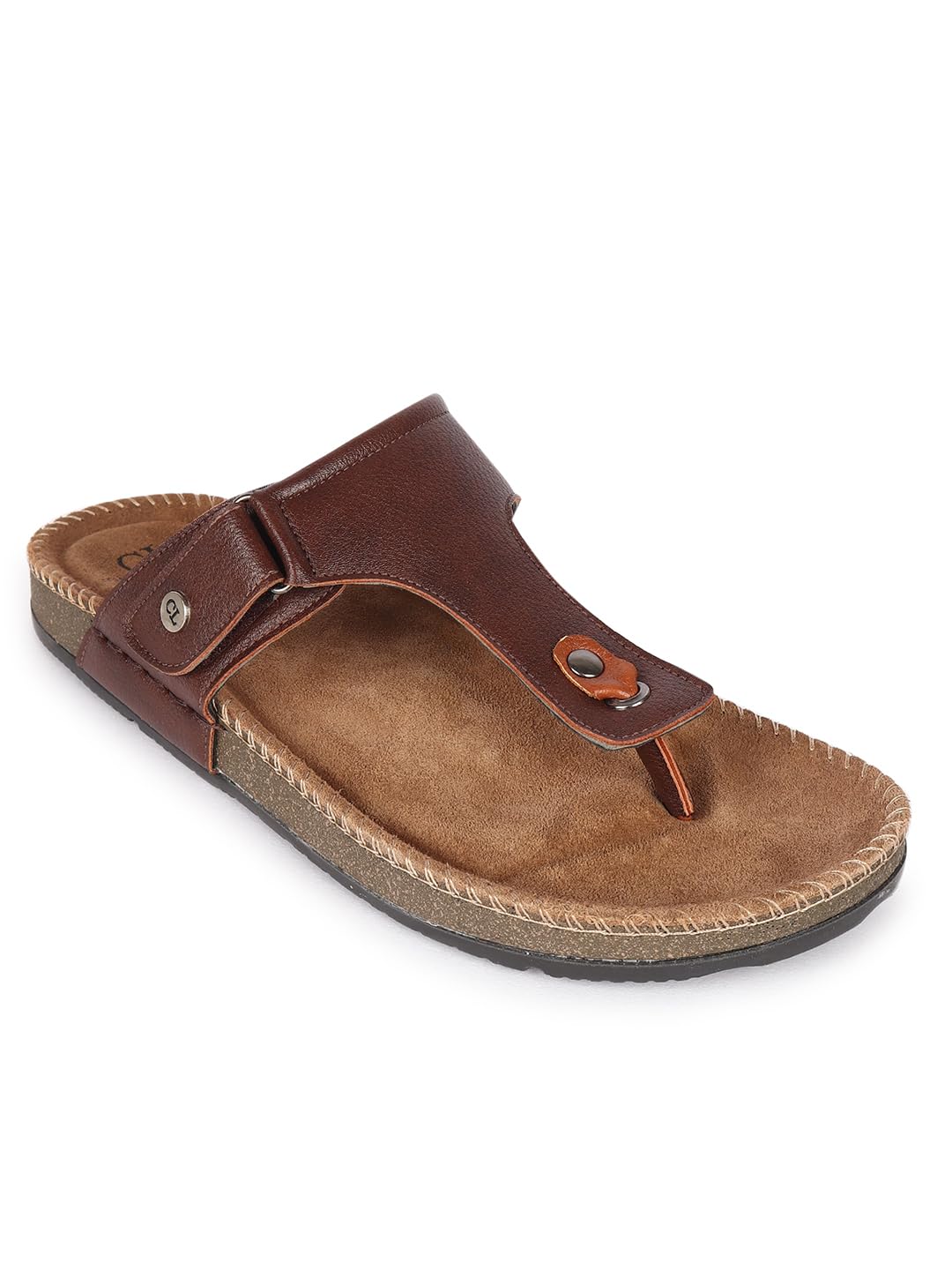 Men's Comfort Thong Sandals with Stud Detail-image-28