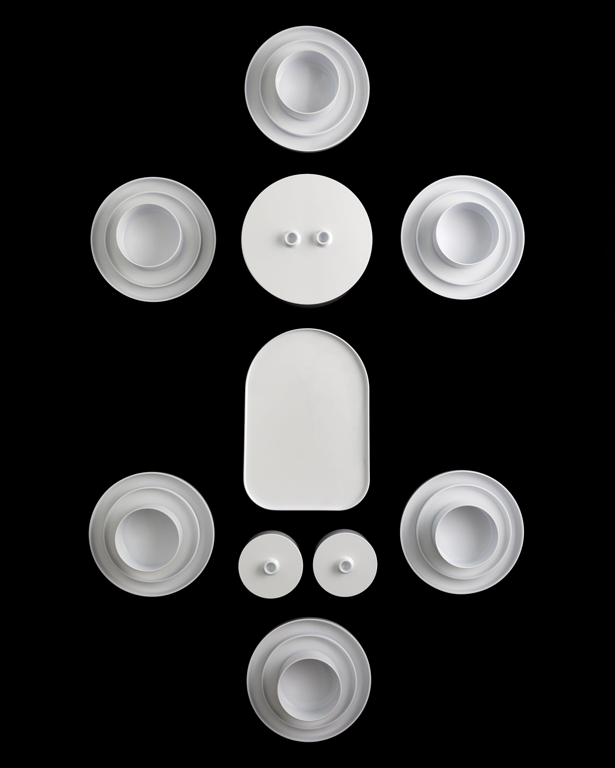 Max 1 | Vajilla de 25 piezas | Hellerware | Massimo & Lella Vignelli