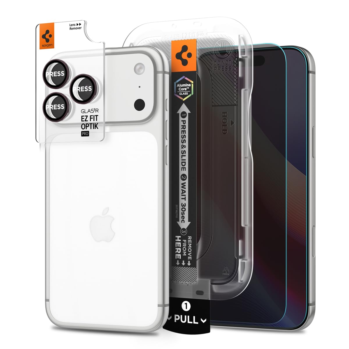 Spigen Pacchetto pellicole privacy e l'fotocamera iPhone 18 Pro Max