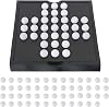 Solitaire Game, Classic One Player Board Game, Marble-Balancing & Strategy Game, Black
