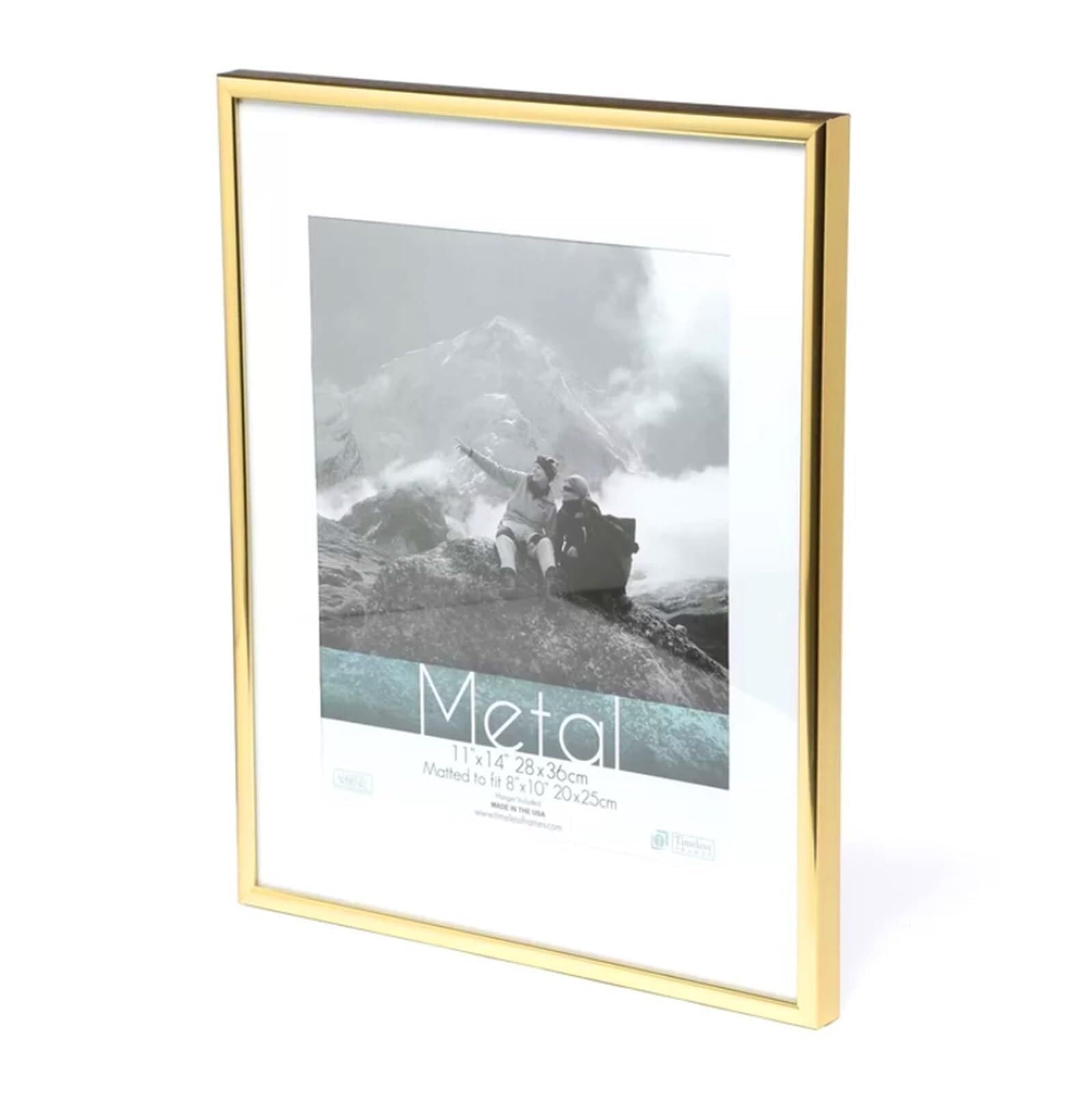 Vfdthr Golden Photo Frame Photo Frames Metal Picture Frame Classic Minimalist Desktop Photo 9X13 13X18 21X30cm Inside Certificate(,A4 21X30cm)