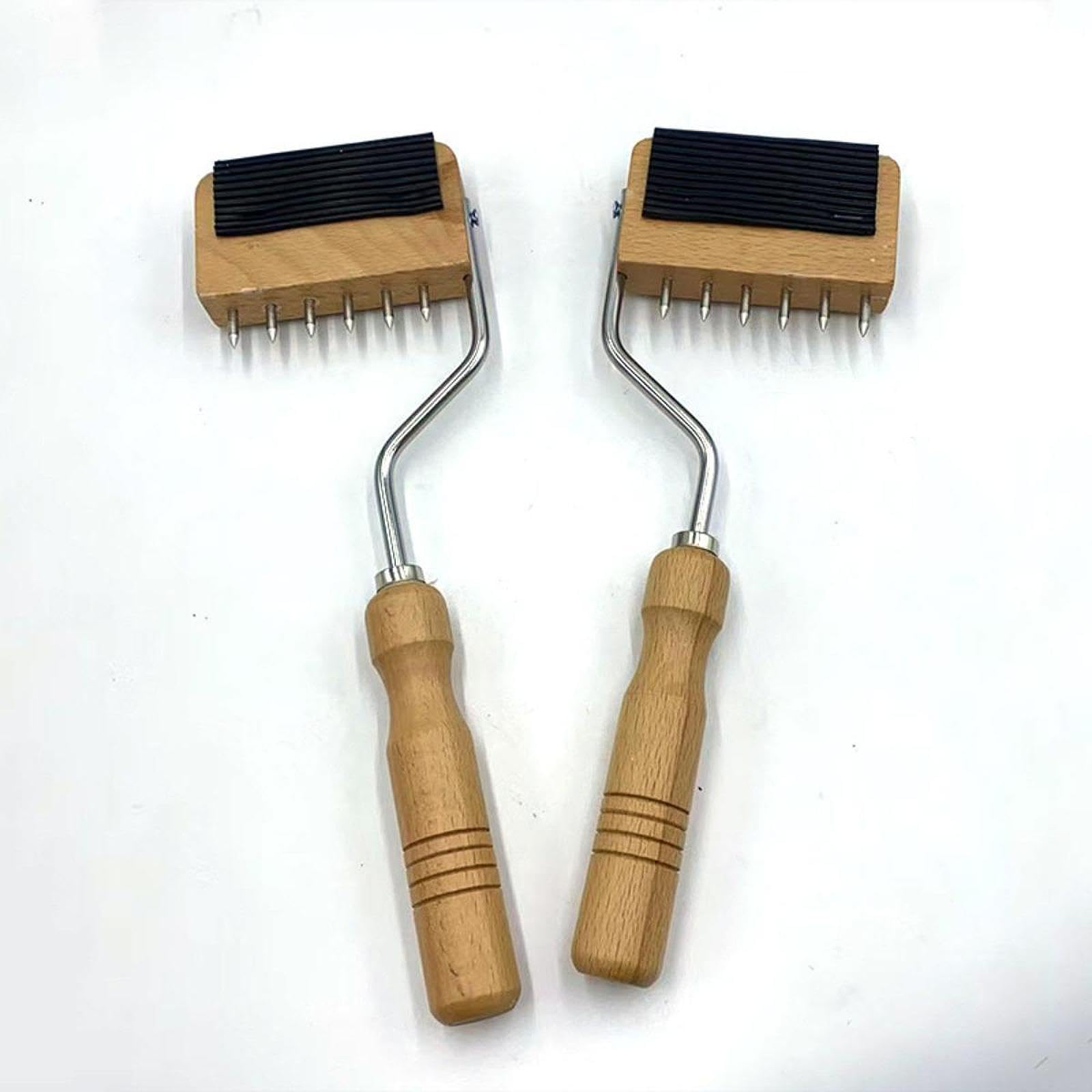 Tensor de correas, herramienta para tapicería cerca del marco, herramienta de estiramiento con mango de madera para alfombras, hogar, lienzo, cintas y