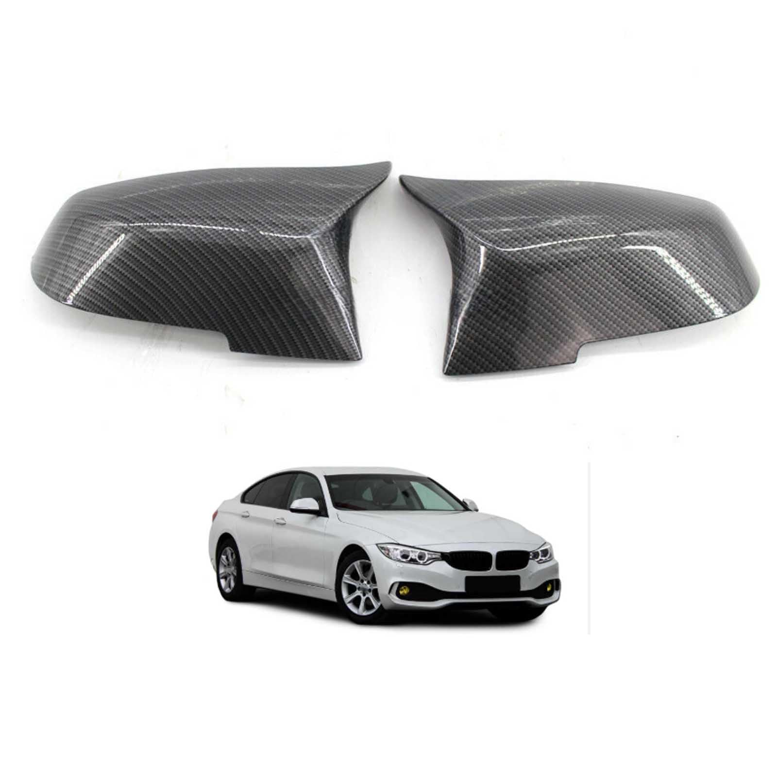 Coques rétroviseur de voiture pour BMW F20 F30 F32 caches noirs de rechange en paire