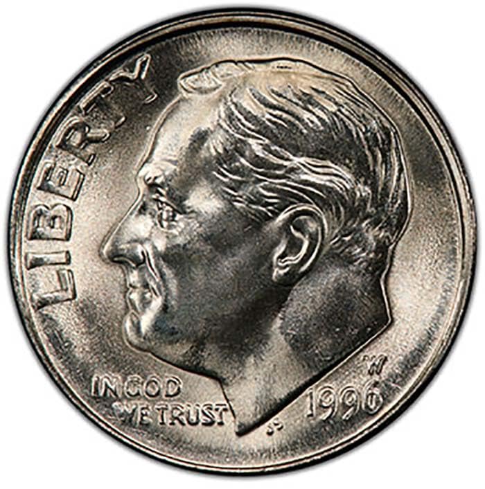 1996 W Roosevelt Dime Uncirculated US Mint at Amazon's Collectible