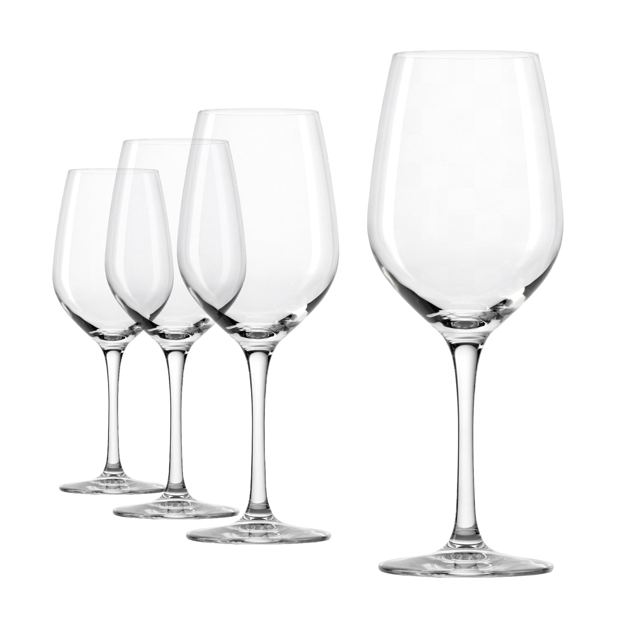 Stölzle Lausitz Grand Epicurean All Purpose Wine Glass Set of 4, 500 ml – Elegant Crystal Glasses Ideal for Red & White Wines – Shock-Resistant & Dishwasher Safe, Made in Germany