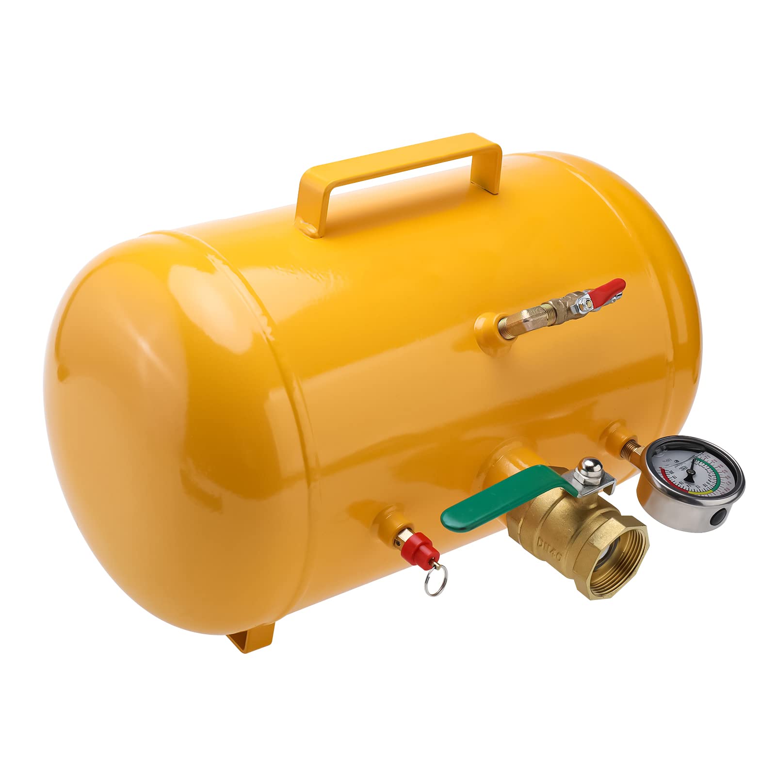 BOOMSTART 20L Tire Inflateur, Booster Perle de Pneu Perle Seater Blaster, Outil de Roue à Outils de Changement de Pneu sans Tube avec jauge pour Les camions de Voitures tracteurs VTT