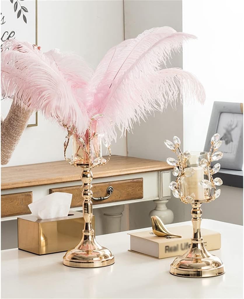 Candelit Dinner Prop Candlestick Place piece Nordic Table Decoration European Romantic Crystal Candle