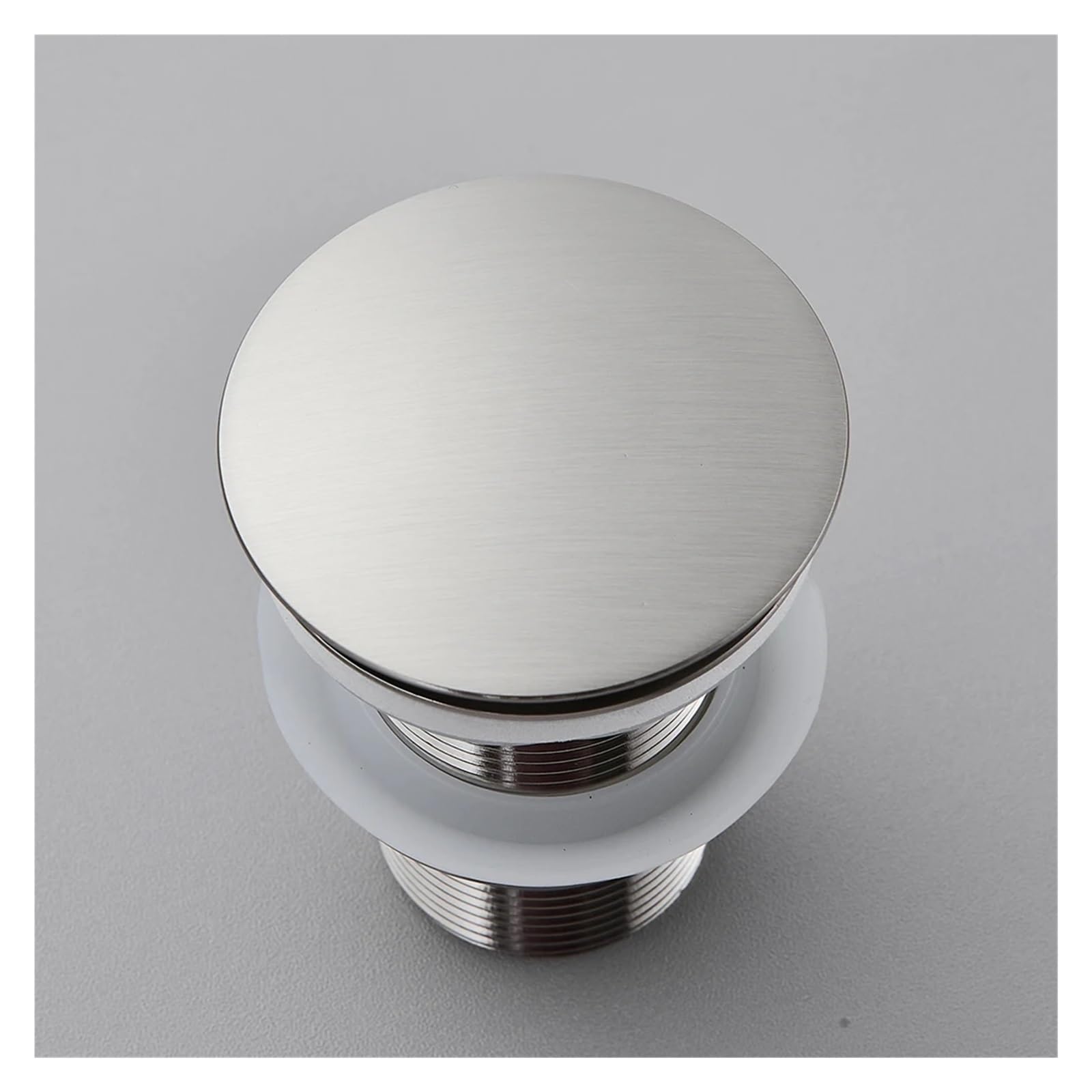 Tappo di scarico per lavandino pop-up, accessorio per rubinetto del bagno, finitura in ottone anticato, struttura in ottone cromato/oro rosa/oro spazzolato, facile da installare, misura universale per
