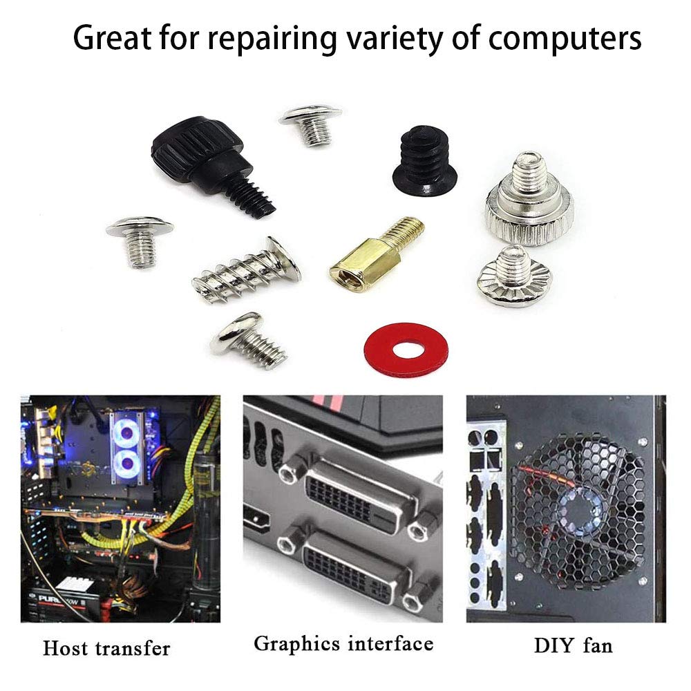 20 Vis Serveur Disque Dur Avec Joint Caoutchouc - Anti-Vibration Pour HDD, SSD, Carte Mère
