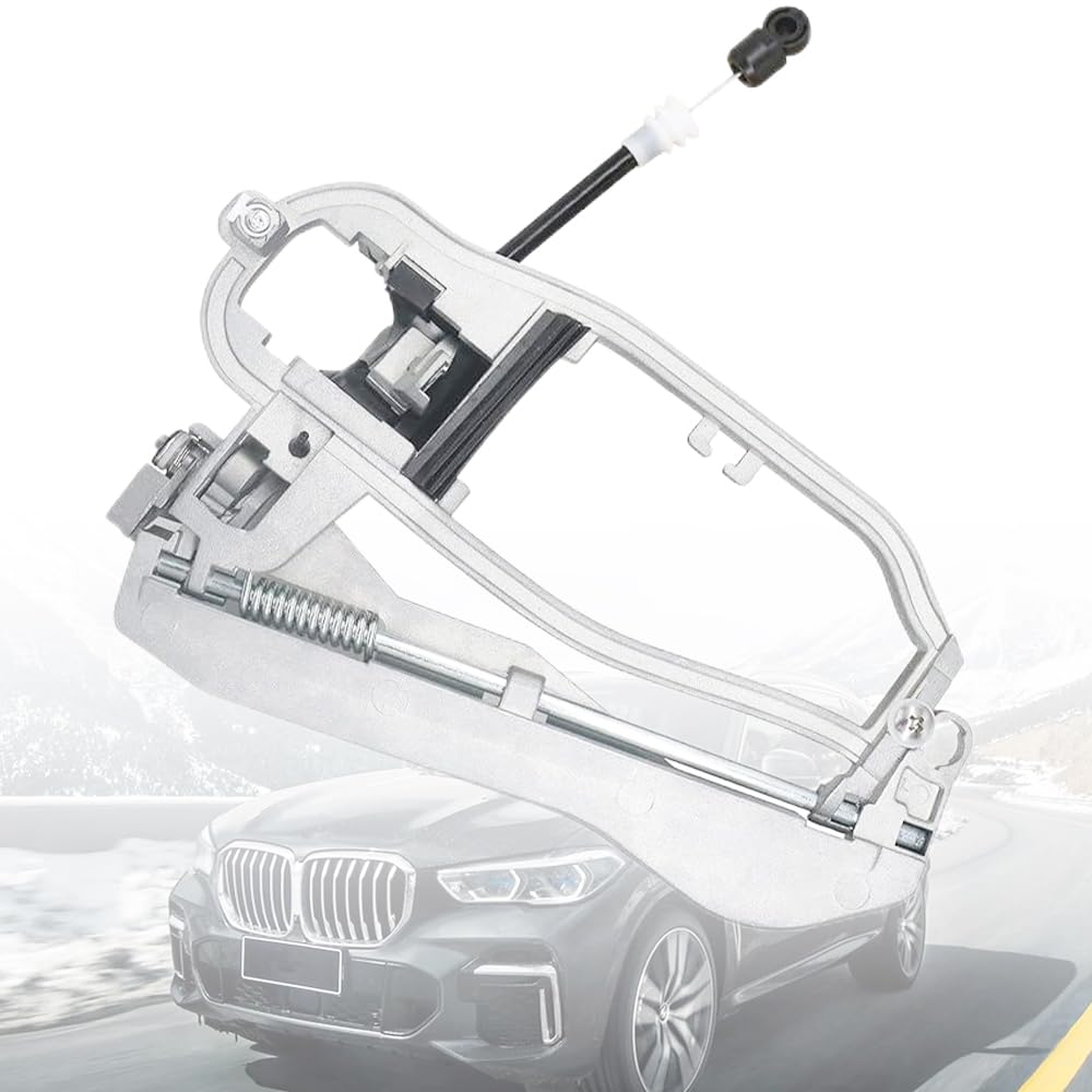 Outside Door Handle Carrier (Front Door Left Driver Side) Replacement Compatible with BMW E53 X5 2000 2001 2002 2003 2004 2005 2006, OE# 51218243615