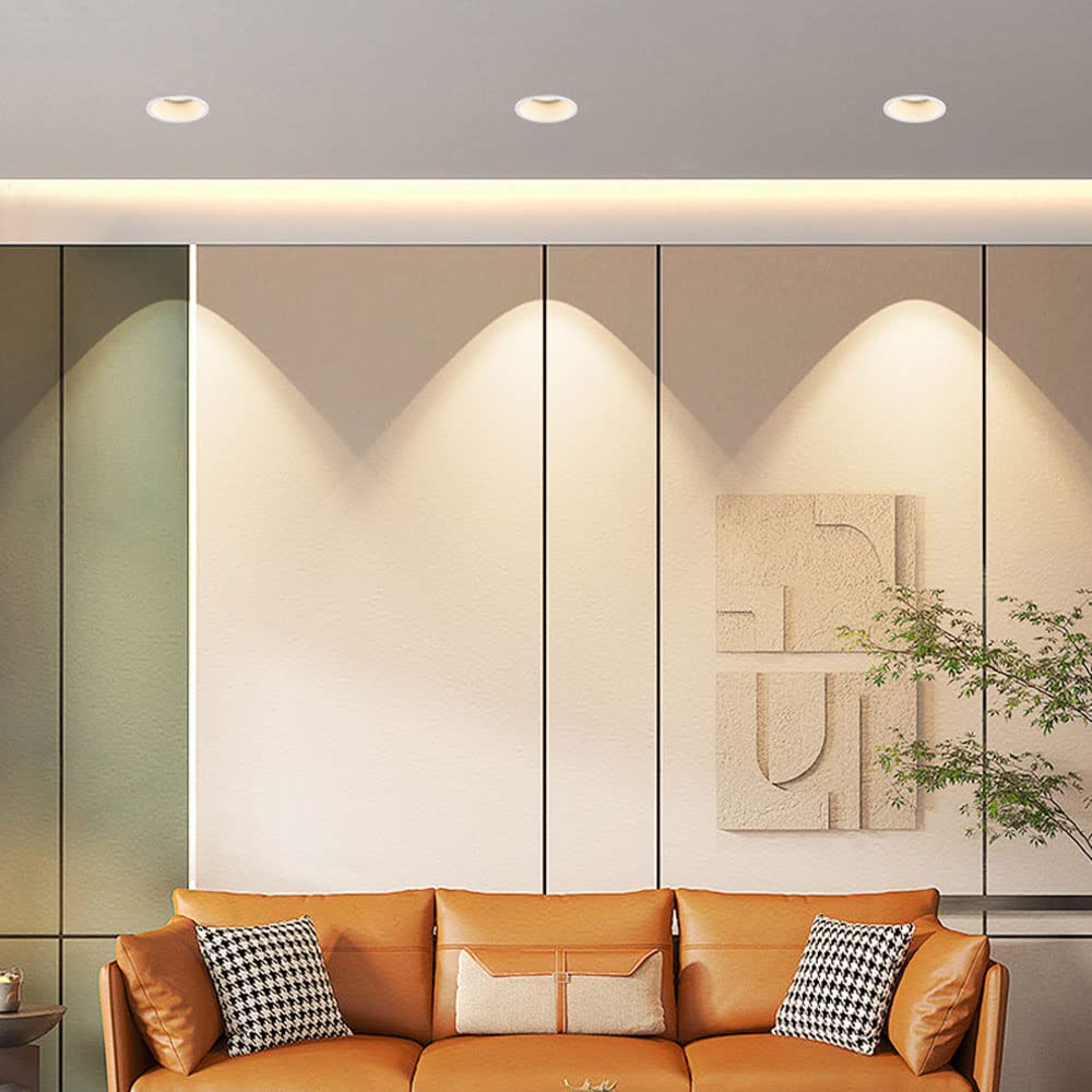 Foco LED empotrado de 5 W/7 W/10 W/18 W, foco LED de fundición a presión, luces de techo, iluminación ultrabrillante para decoración del hogar, accesorio de iluminación para vestidor, villa, moldura