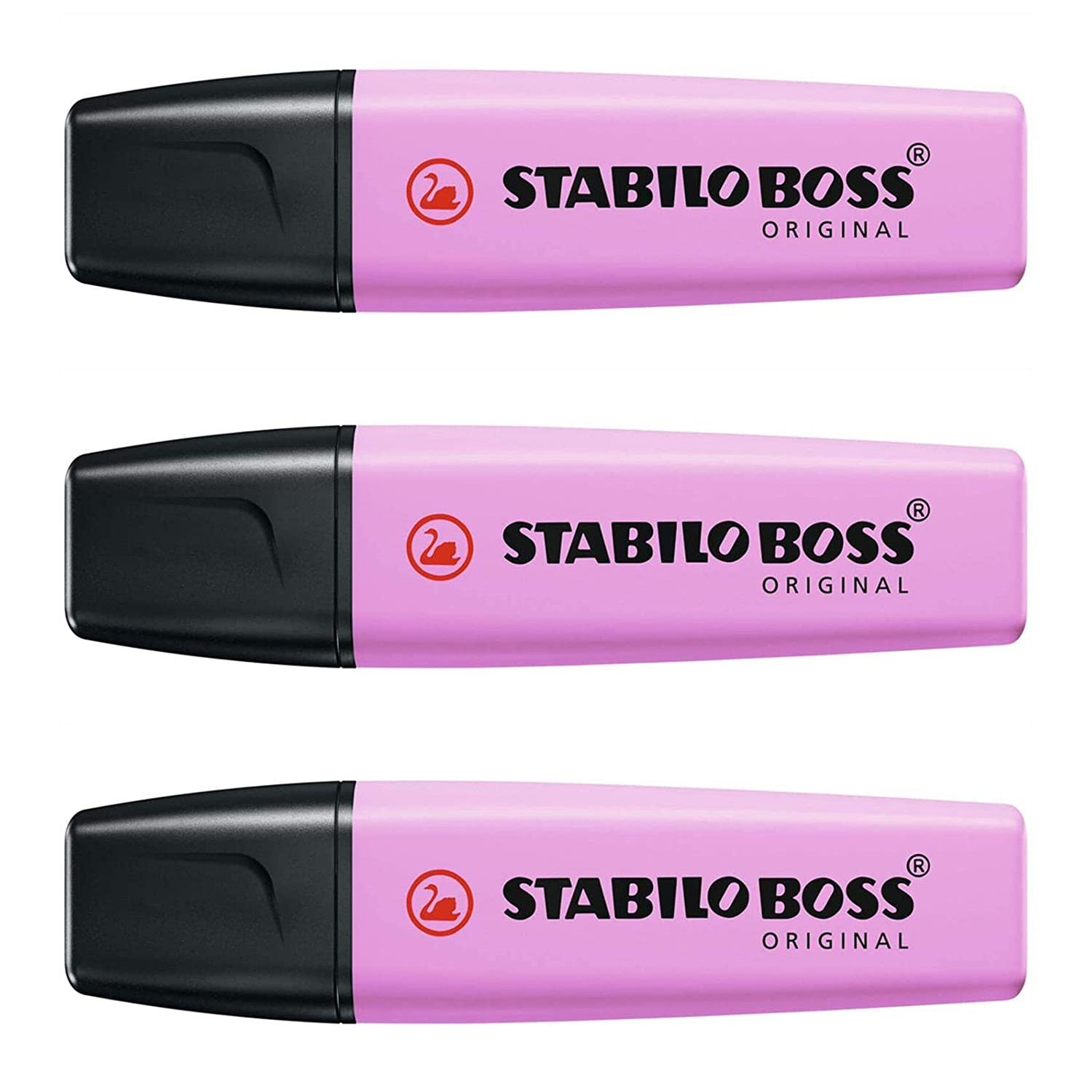 STABILO Boss Original Highlighters Pastel Purple Frosted Pack of 3aa