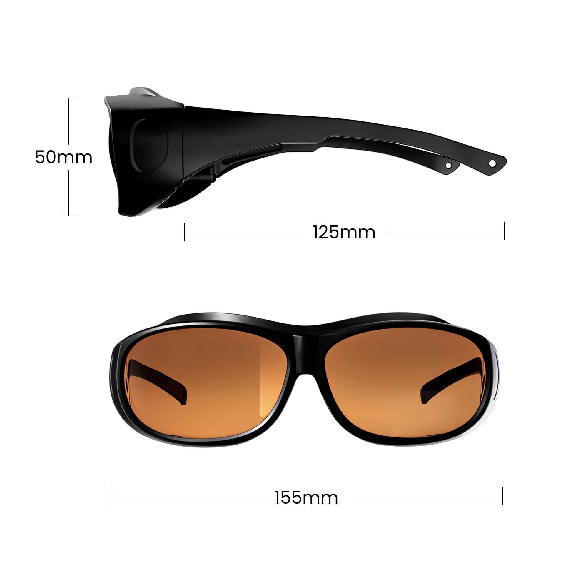 Revopoint Lunettes de sécurité laser bleu, 200 nm–460 nm OD5, protection oculaire compatible avec tous les scanners 3D à laser bleu universels, lunettes professionnelles pour gravure