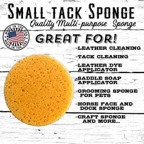 LBH Market Horse 12 Tack Sponge Leather Sponge Saddle Soap Sponge