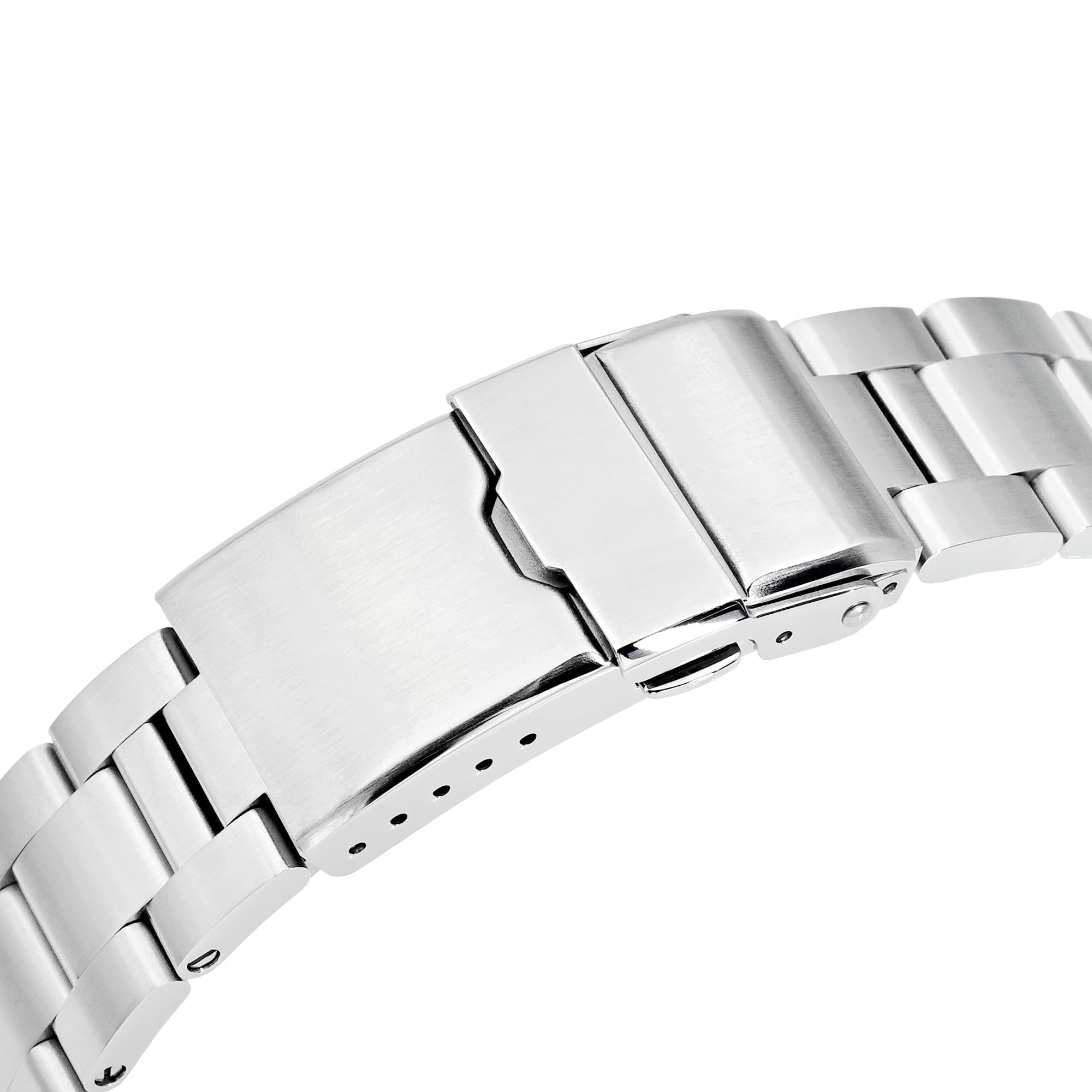 MiLTAT 20 mm Super-O-Uhrenarmband mit geradem Ende, universell einsetzbar, 316L-Edelstahl
