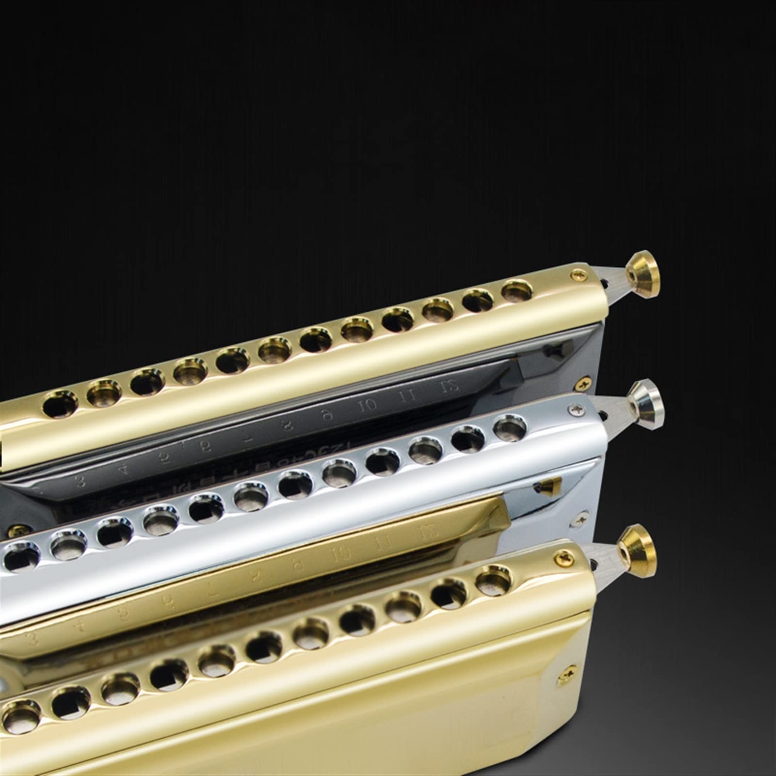 12-dołkowa Harmonijka Chromatyczna Dla Dorosłych, Dzieci I Studentów Początkujących Do Gry Na Harmonijce Harmonijka Dla Początkujących (Color : Silver)