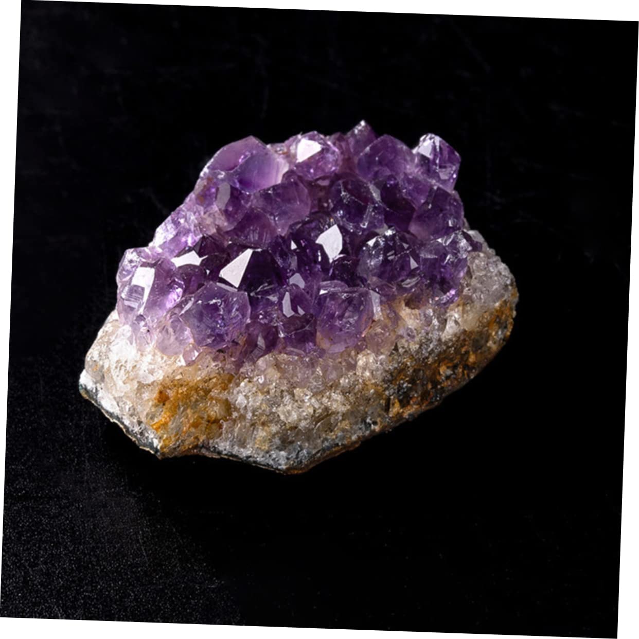4 Sätze Natürlicher Kristallcluster Halb Mega Rohe Kristalle Edelstein Geode Kristalle Große Kristalle Felsen Und Kristalle Wertvoll Natürliche Mineralien Violett 2 Stück * 4