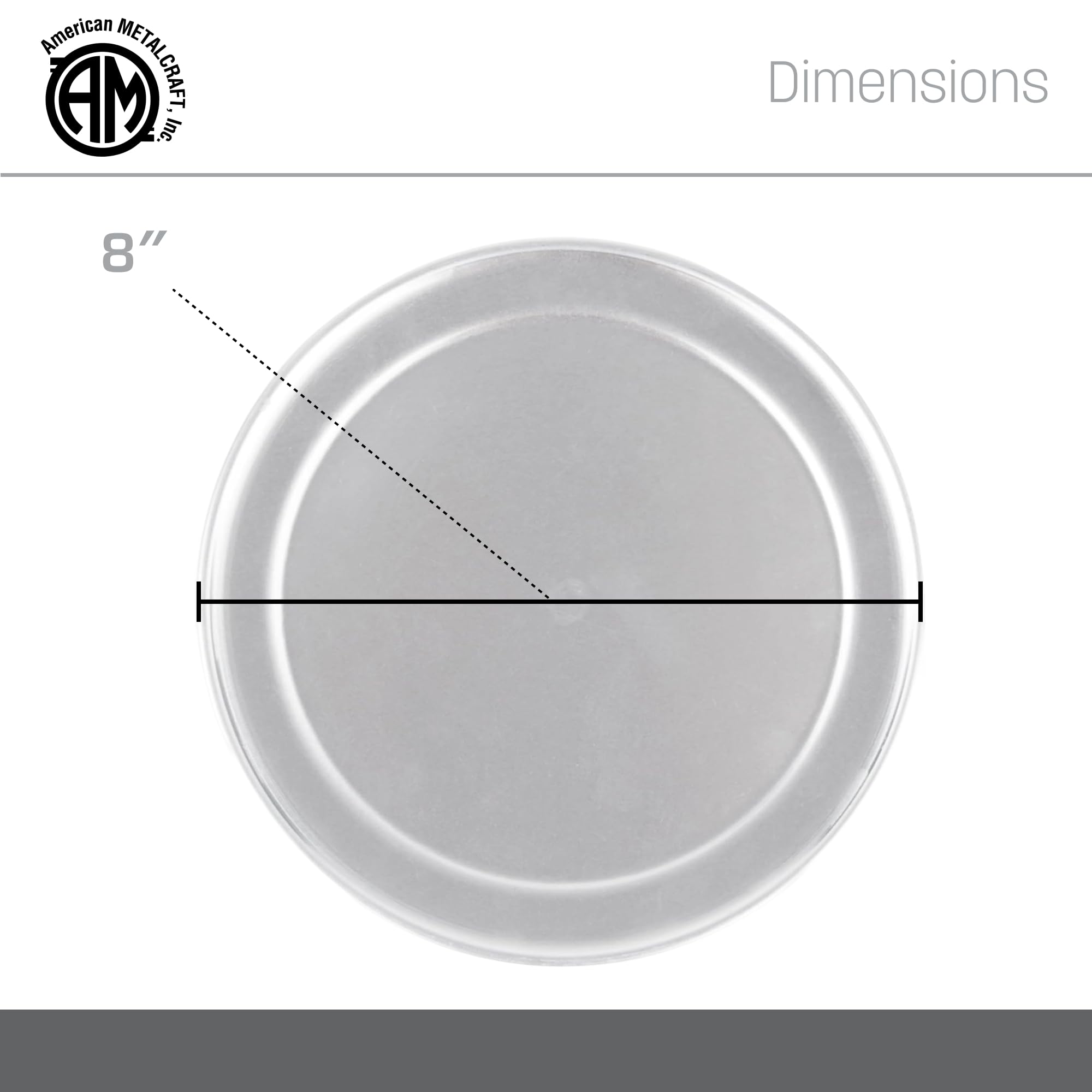 American Commercial Inc.社製 銀メッキパンチレードル大型 Amazon.com: American METALCRAFT, Inc. TP8 Wide Rim Pizza Pan