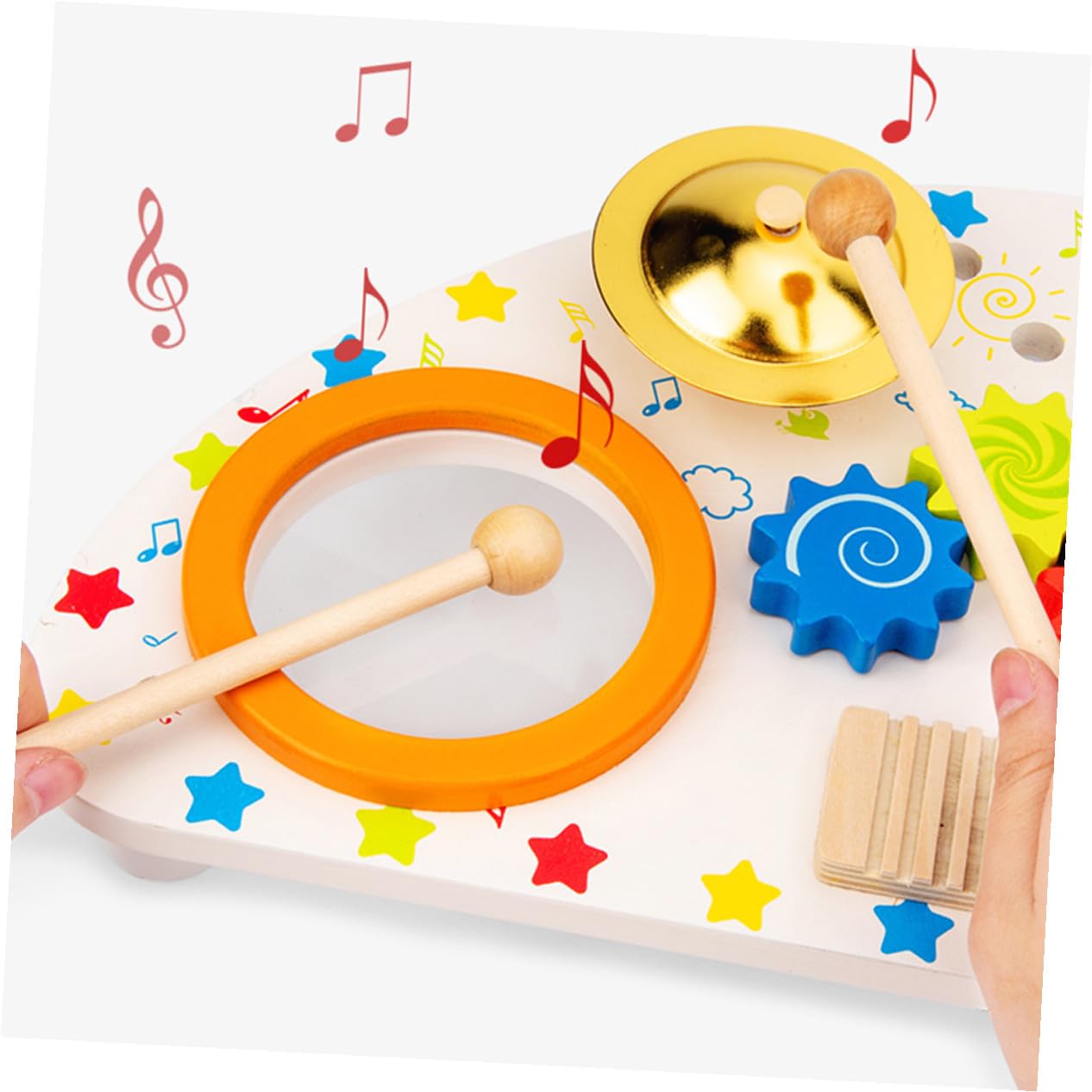 ORFOFE Xilófono de Juguete para Bebés Instrumentos Musicales de Madera para Pequeños Xilófono Musical para Primera Infancia