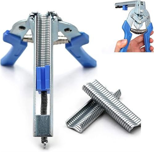 Alicates de anillo de uñas tipo M 2023 - Nueva versiónAlicates multifunción con 600 anillos de acero galvanizado, herramientas manuales de