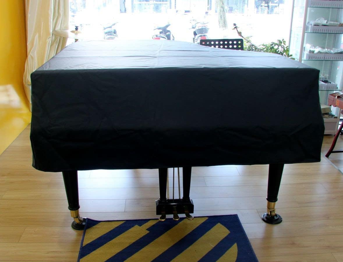 Copertura per pianoforte a coda in pelle, impermeabile, antipolvere, a prova di sole e anti-collisione per pianoforti a coda