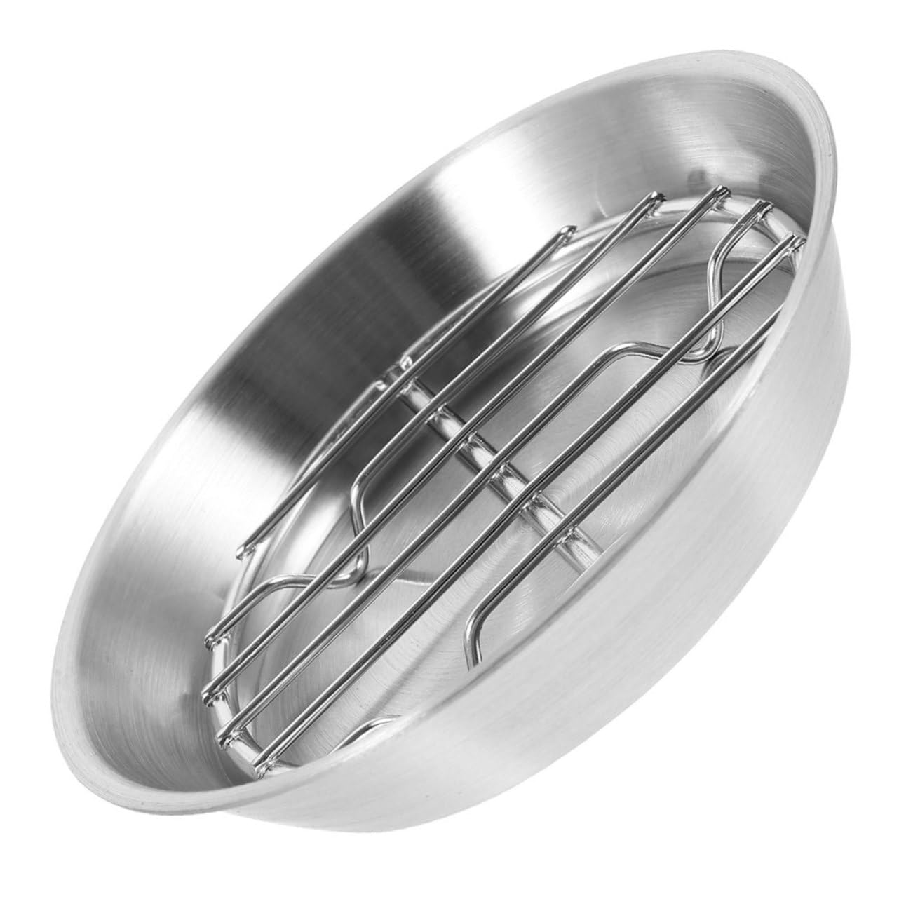 FUNOMOCYA Heavy Duty Toaster Oven Tray with Stainless Steel Cooling Rack Nonstick Half Sheet Pan for Roasting Meats Fish Vegetables Oil Draining Design Versatile Bakeware for Home Cooking