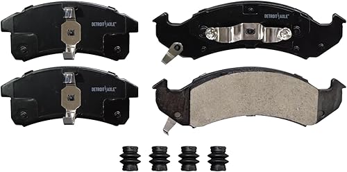 Miniatura 3 de Detroit Axle - Pastillas de Freno Delantero para Buick Park Avenue LeSabre Riviera Cadillac DeVille Eldorado Seville Chevrolet Camaro Pontiac Trans