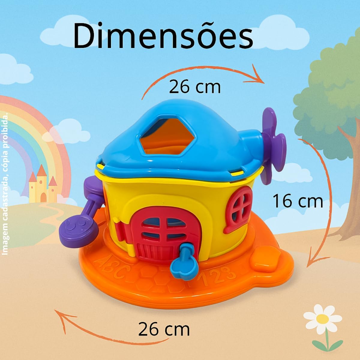 Brinquedo Educativo 1 Ano Com Encaixes Casinha Encantada Formas Geometricas colorido Brinquedos 1 ano de Idade Criança Brinquedo Educativo 1 Ano Com Encaixes Casinha Encantada Formas Geometricas colorido Brinquedos 1 ano de Idade Criança