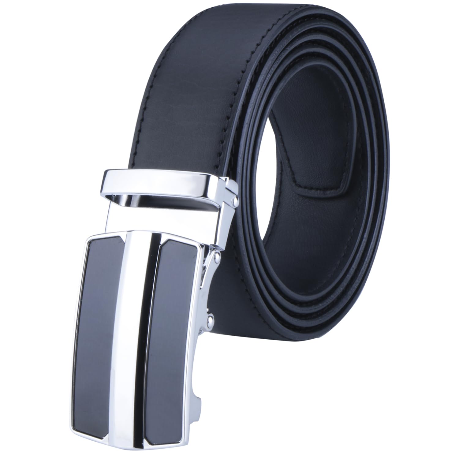 Men's Auto Lock PU Leather Belt