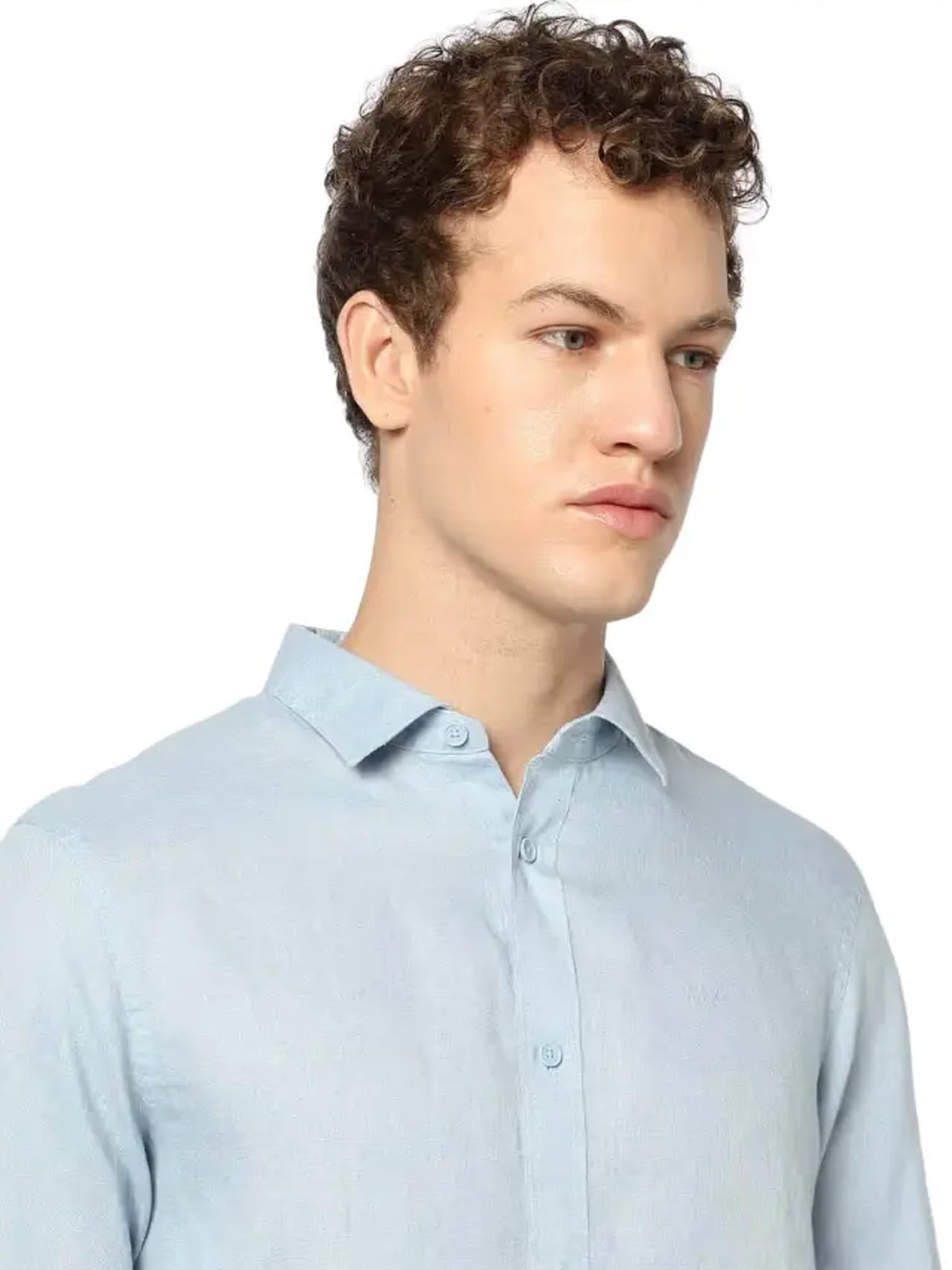 Armani Exchange A|X Camisa Hombre de lino de corte clásico XM001221AF14619 8059659692588 - XS
