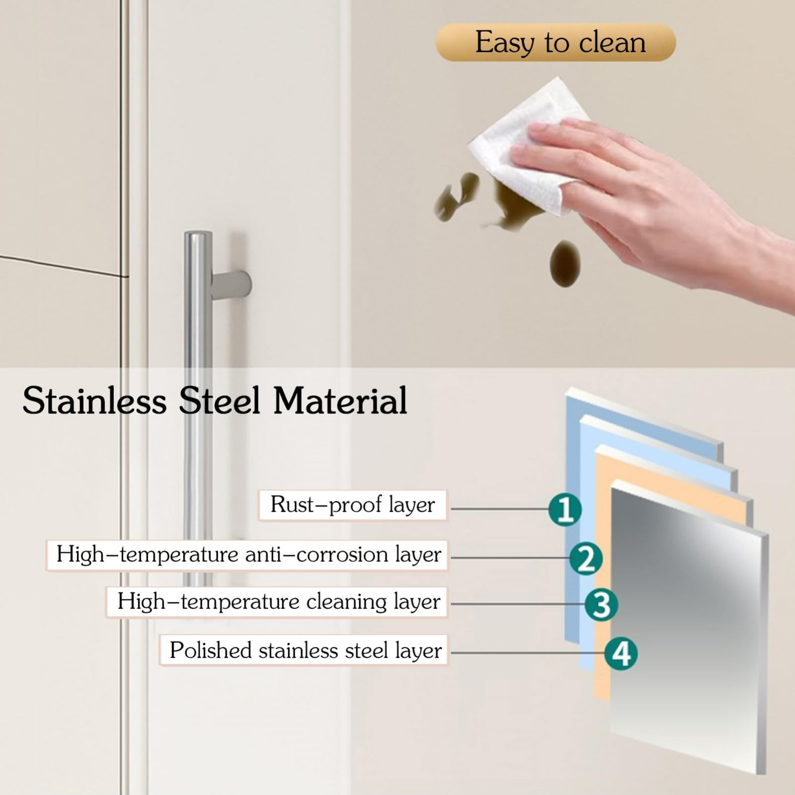 GAOXIAO Especiero Estrecho con Cajón, Organizador Estante Extraíble para Encimera Cocina con Ganchos Magnéticos, Estante Pie para Condimentos para Frascos Sa Salsas L 3 Tiers/White