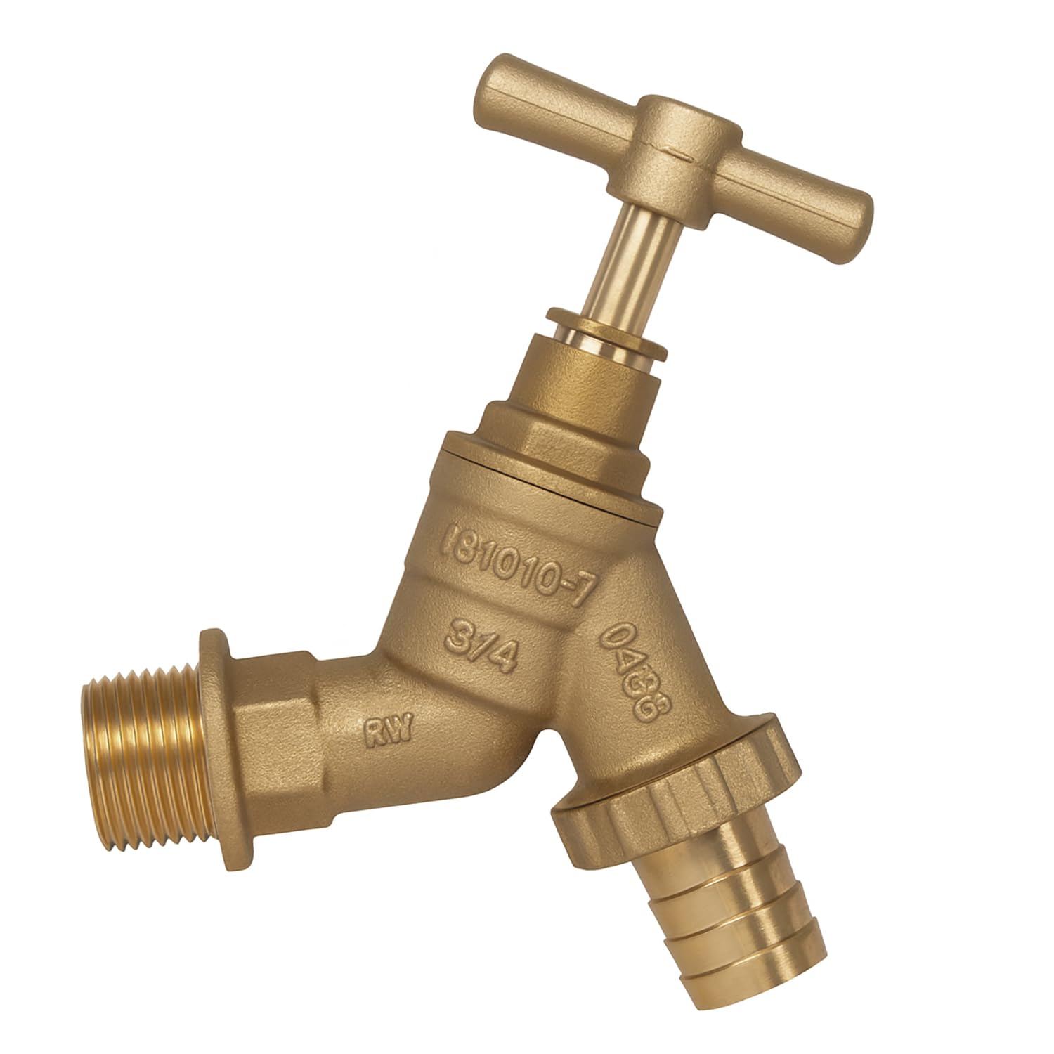 Xcel Home Brass 3/4" Hose Union Bibcock - Solid Outdoor Tap