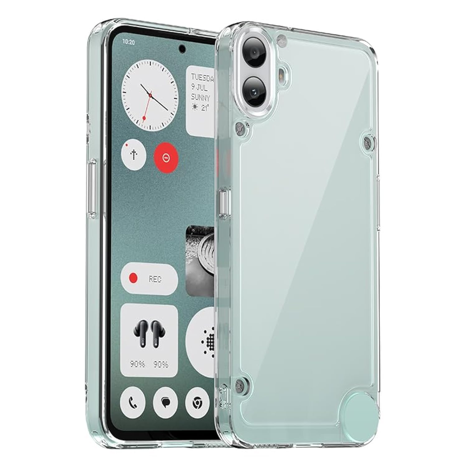 BoerHang Case Compatible with Nothing CMF Phone 1, PC Back Shell + TPU Frame, Non-Slip, Scratch-Resistant