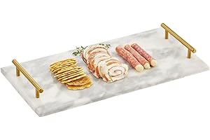 mDesign Thin Marble Pastry Board: The Epitome of Kitchen Elegance and Functionality