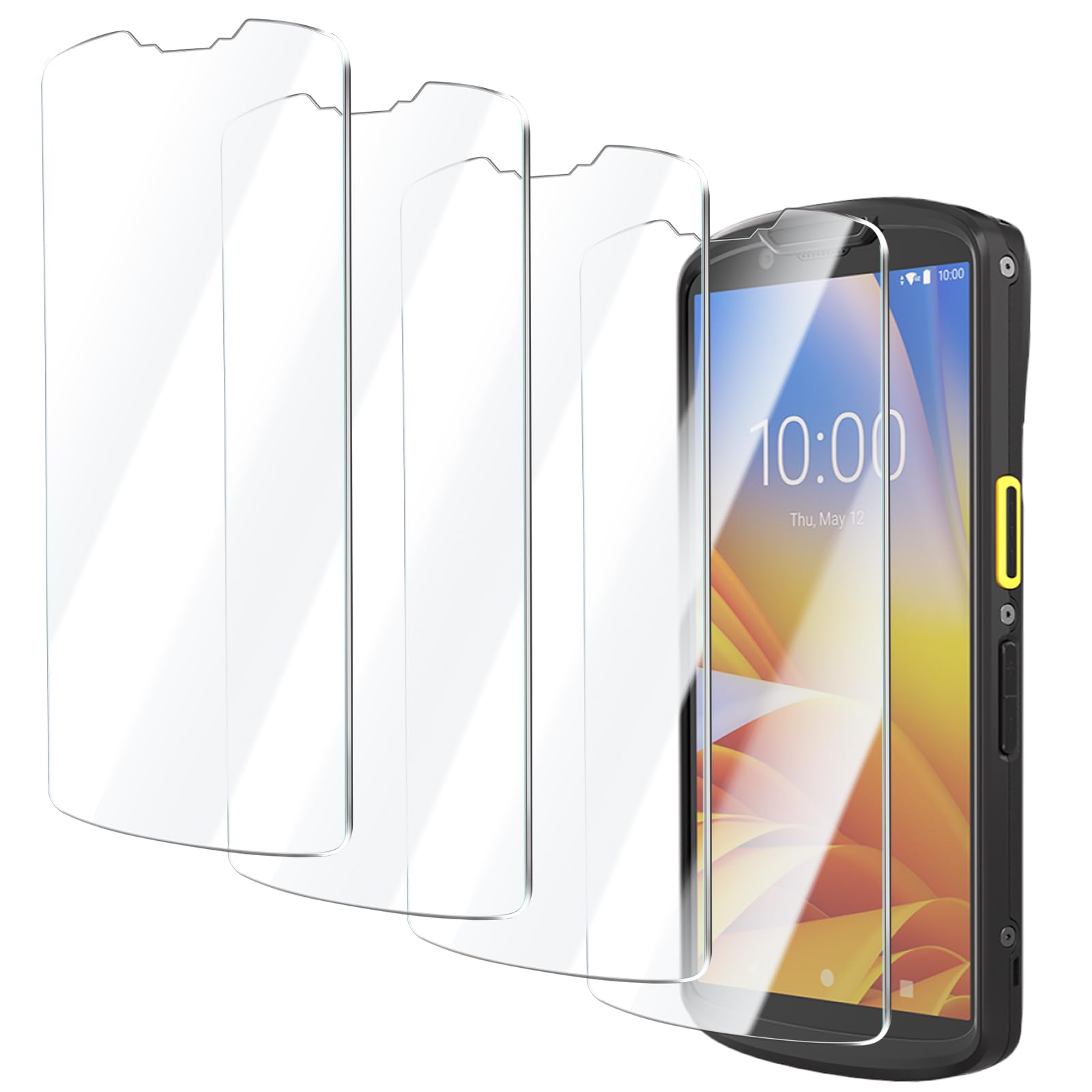 Tempered Glass Scanner Screen Protector [New Version 2025] for Zebra TC53 TC58 Screen Protector 9H Scratch-resistant HD Protective TC53 Glass (2)