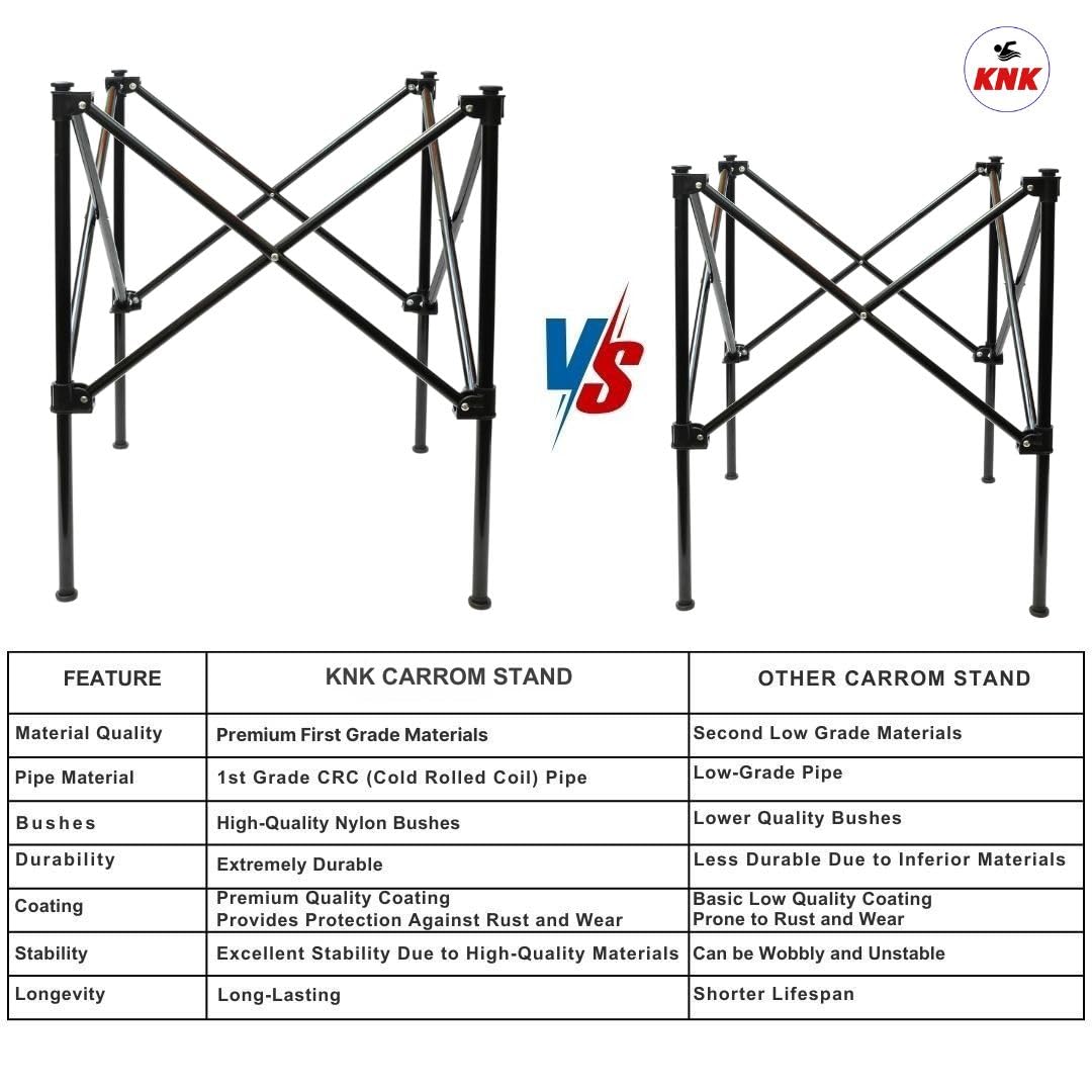 KD Willmax ExtendX Carrom - Supporto per lavagna, pieghevole, regolabile in altezza, qualità professionale