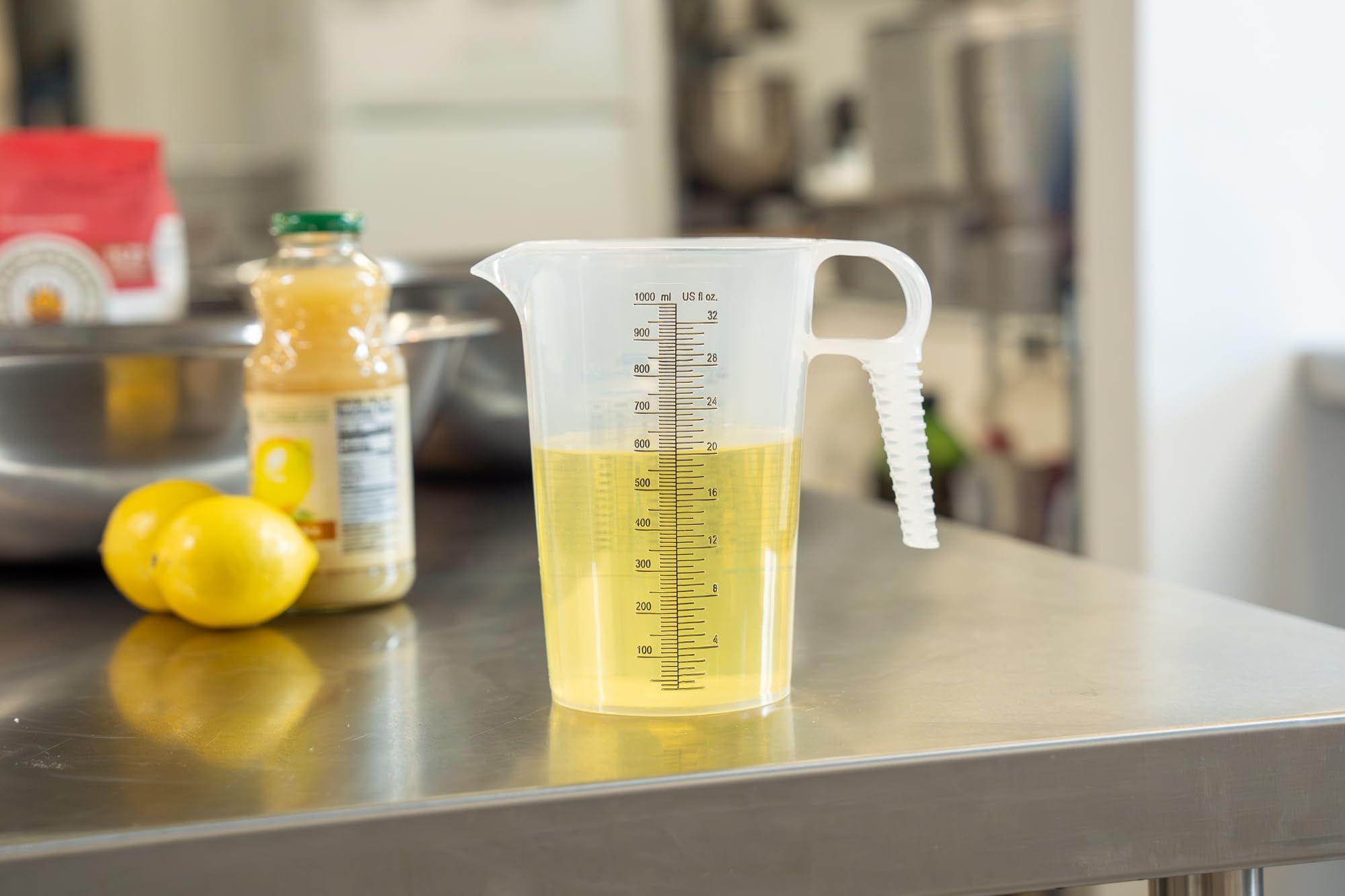 Turnah Dzbanek na miarę – z wygodną tabelą konwersji, bardzo mocna klasa spożywcza o wysokiej odporności chemicznej (907 ml)
