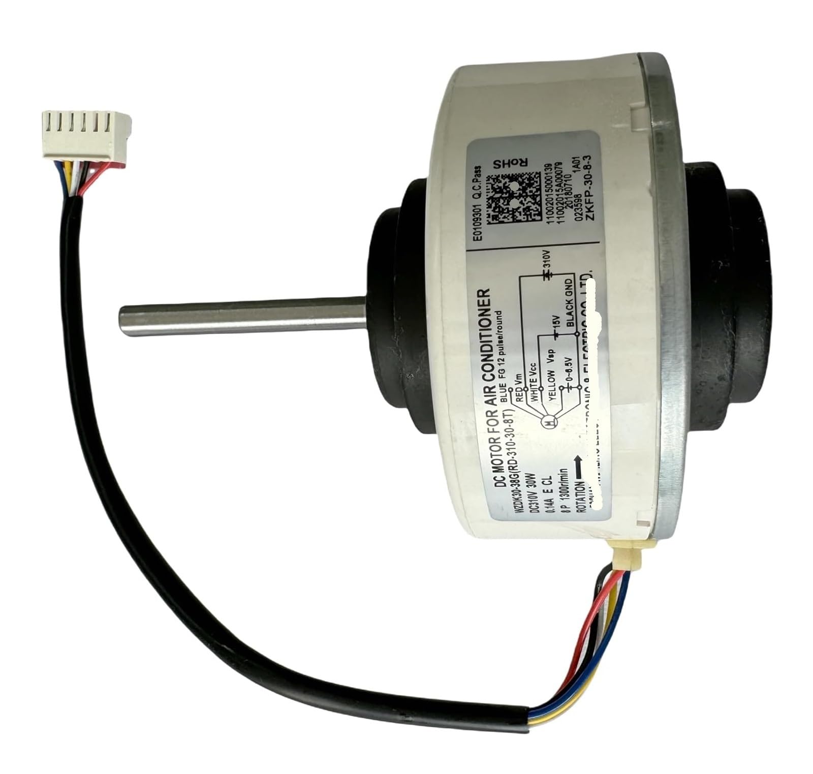 Klimaanlagenmotor WZDK30-38G RD-310-30-8T Bürstenloser DC-Lüftermotor, 30-W-Inverter-Klimaanlagenmotor DC-Lüftermotor